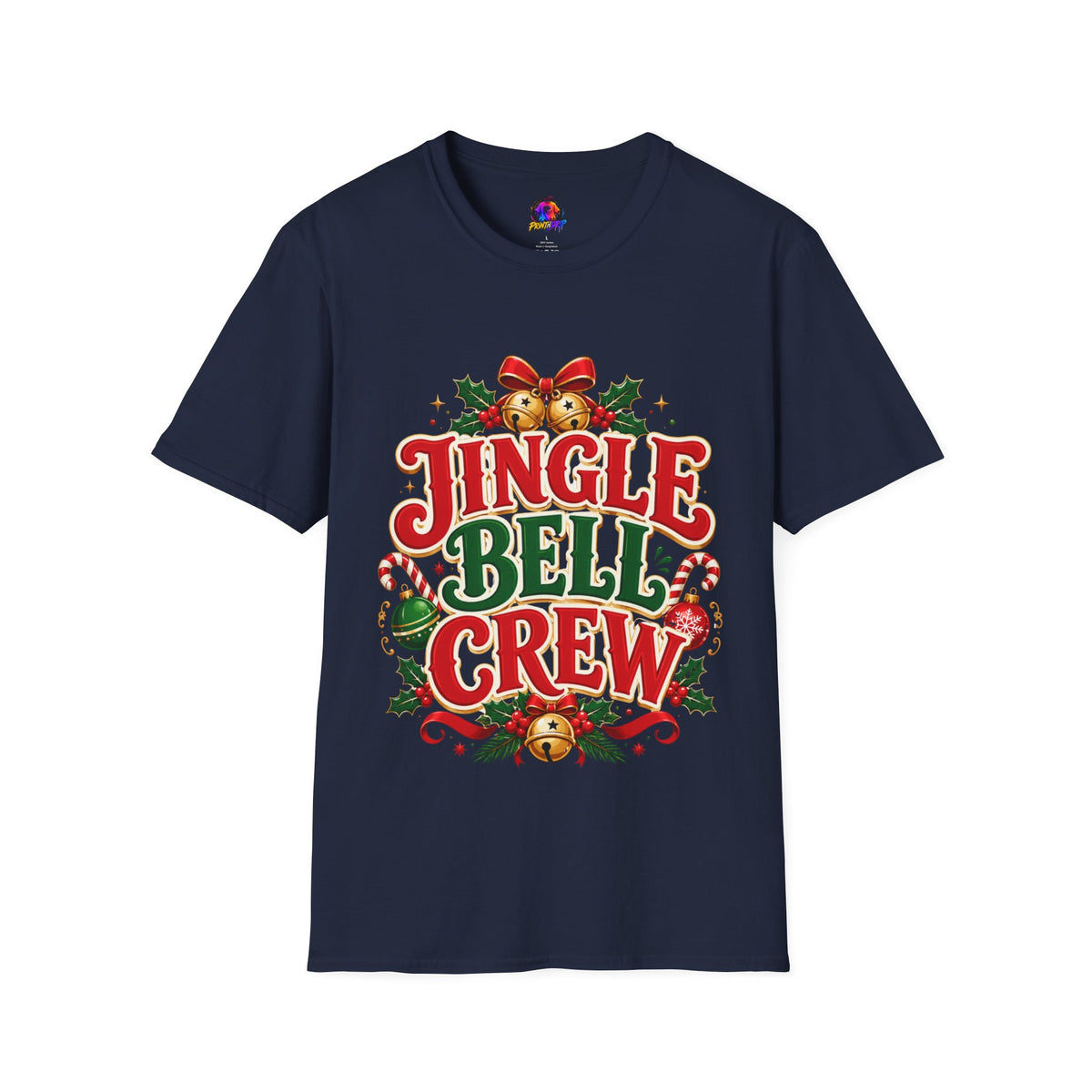 Jingle Bell Crew T-Shirt — Festive Christmas Holiday Tee