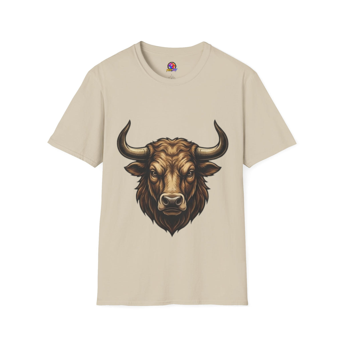 Taurus Bull Head T‑Shirt — Rustic Buffalo Graphic Tee
