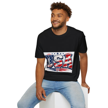USA Flag Graphic T-Shirt — Patriotic American Pride Tee