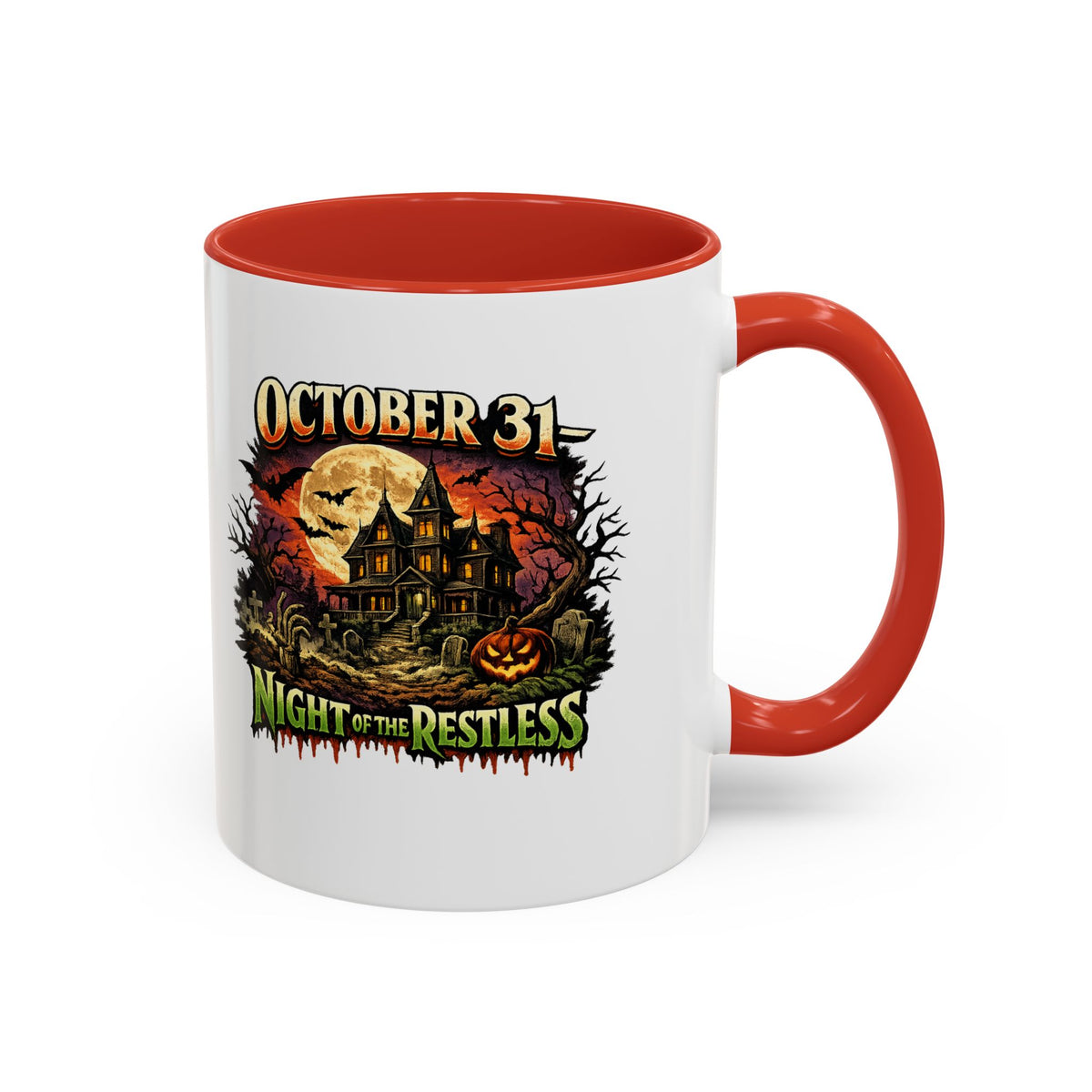 Halloween  October 31 Accent Coffee Mug