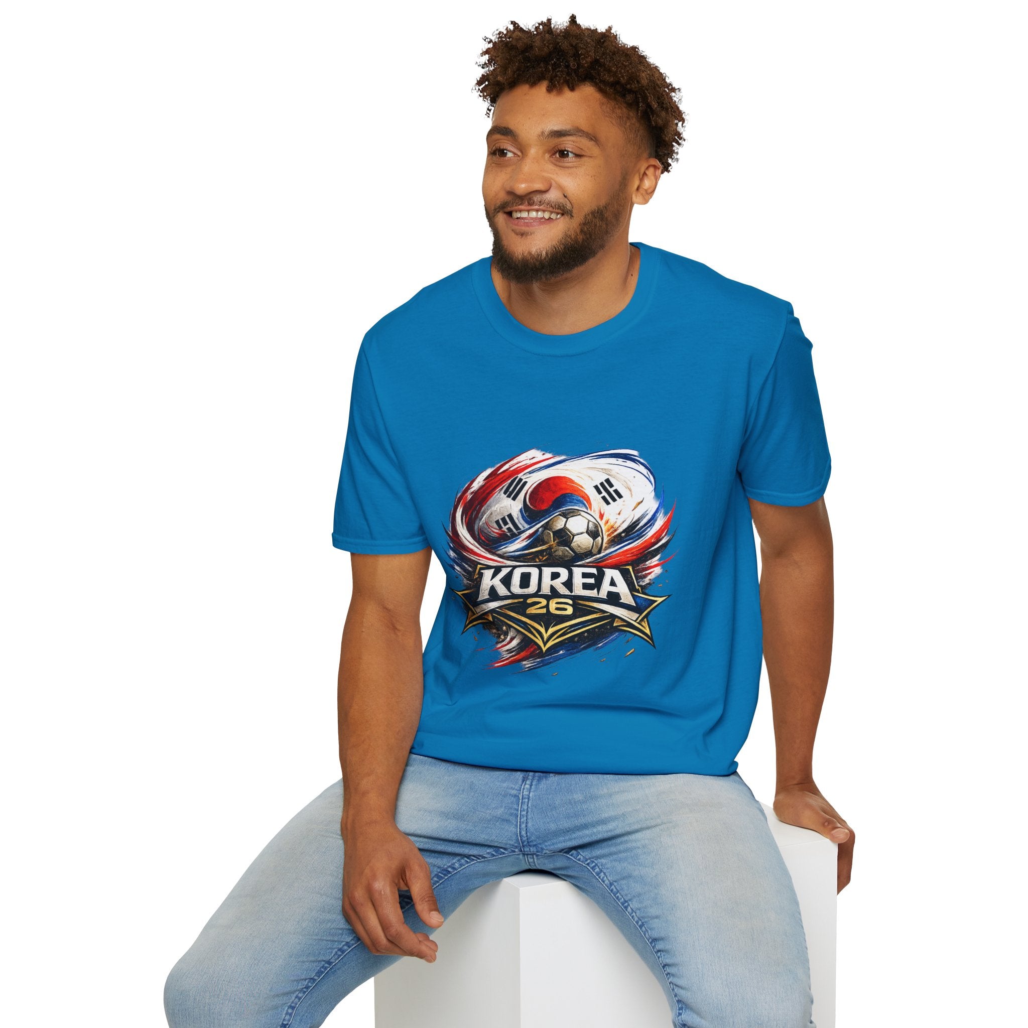 Korea Soccer T‑Shirt — Korea Football Crest Tee
