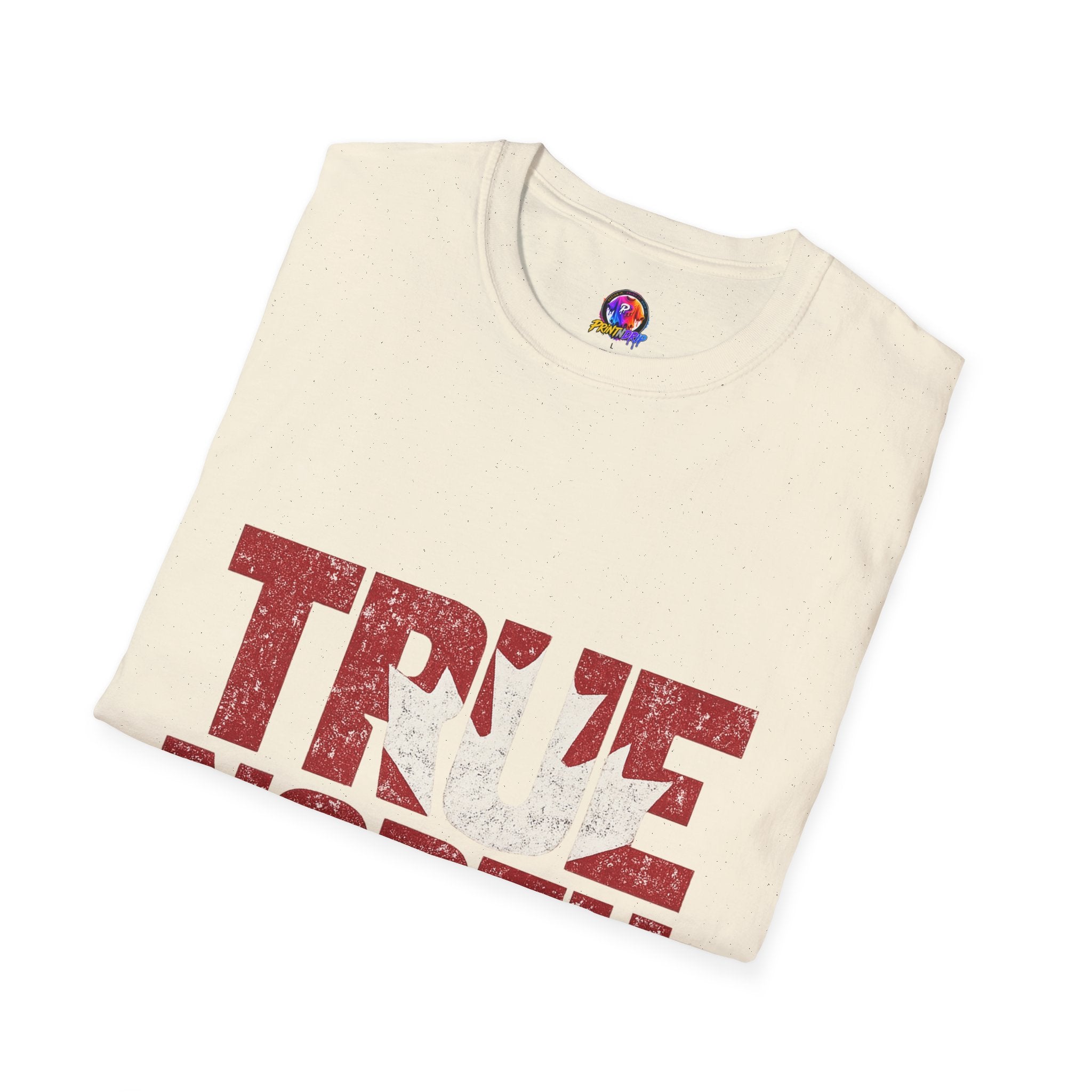 Canada True North Football T-Shirt — Vintage Canadian Leafs Sports Tee