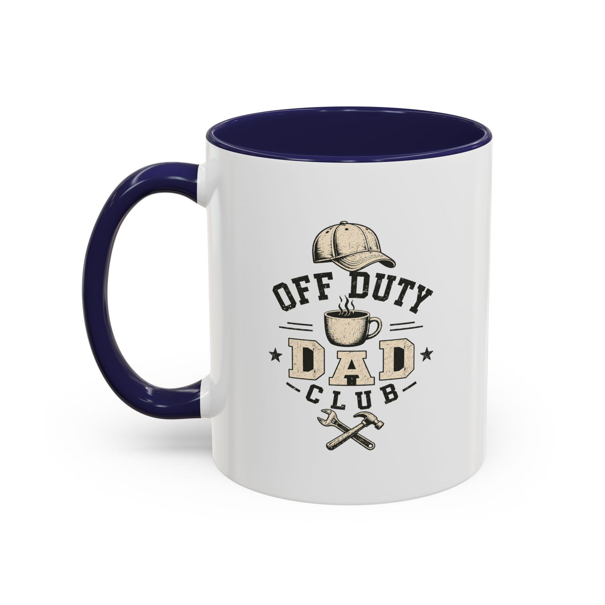 Milo Bailey Dog Dad Mom Off Duty Dad Club Coffee Mug — Funny Father’s Day Accent Mug