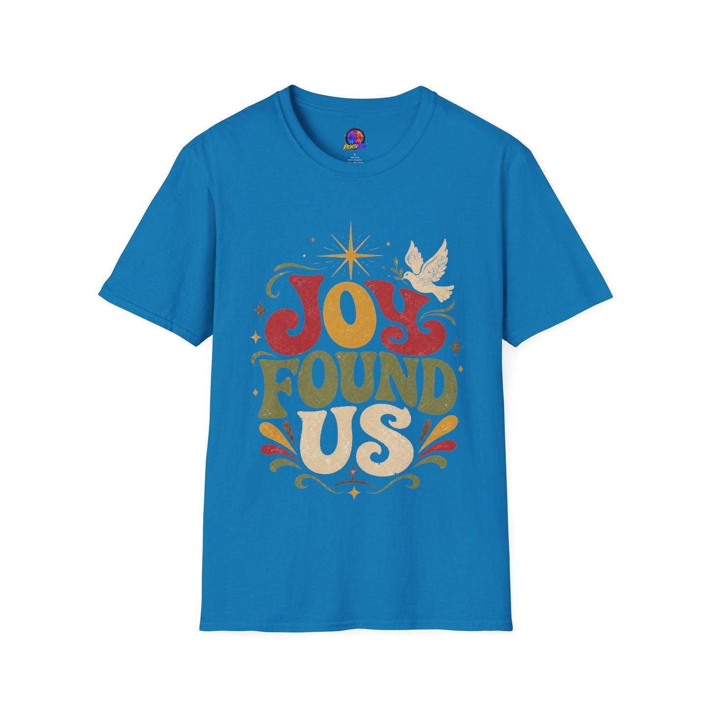 Joy Found Us T‑Shirt — Retro Christmas Holiday Graphic Tee
