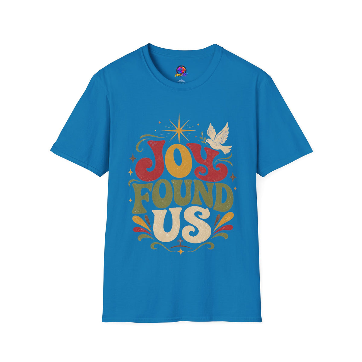 Joy Found Us T‑Shirt — Retro Christmas Holiday Graphic Tee
