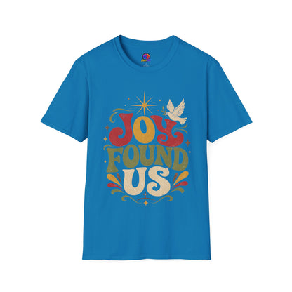 Joy Found Us T‑Shirt — Retro Christmas Holiday Graphic Tee