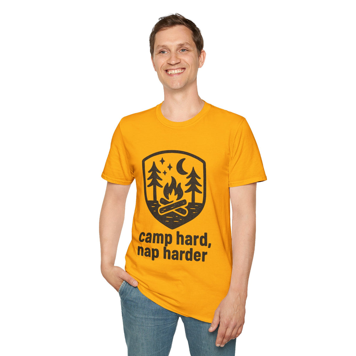 Adventure Forest T‑Shirt — Vintage Night Camping Crest - Trending Now - September 2026