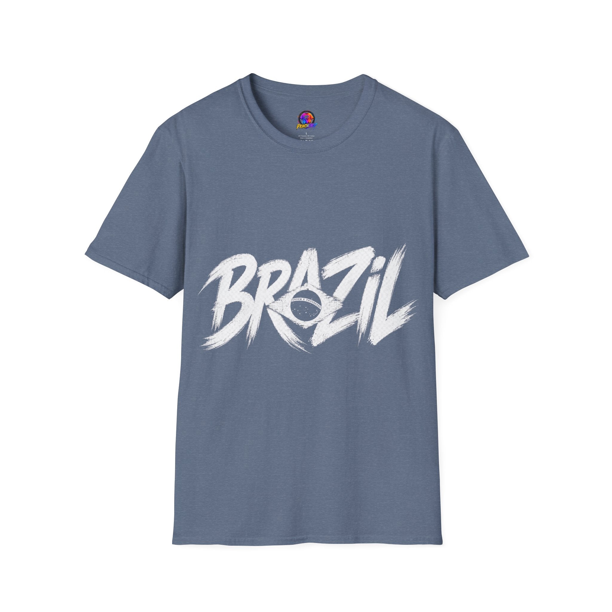 Brazil Minimal Marble Waves T-Shirt