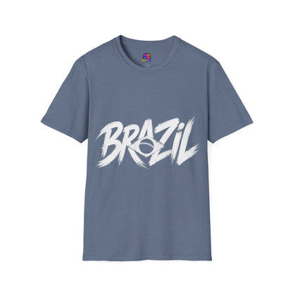 Brazil Minimal Marble Waves T-Shirt