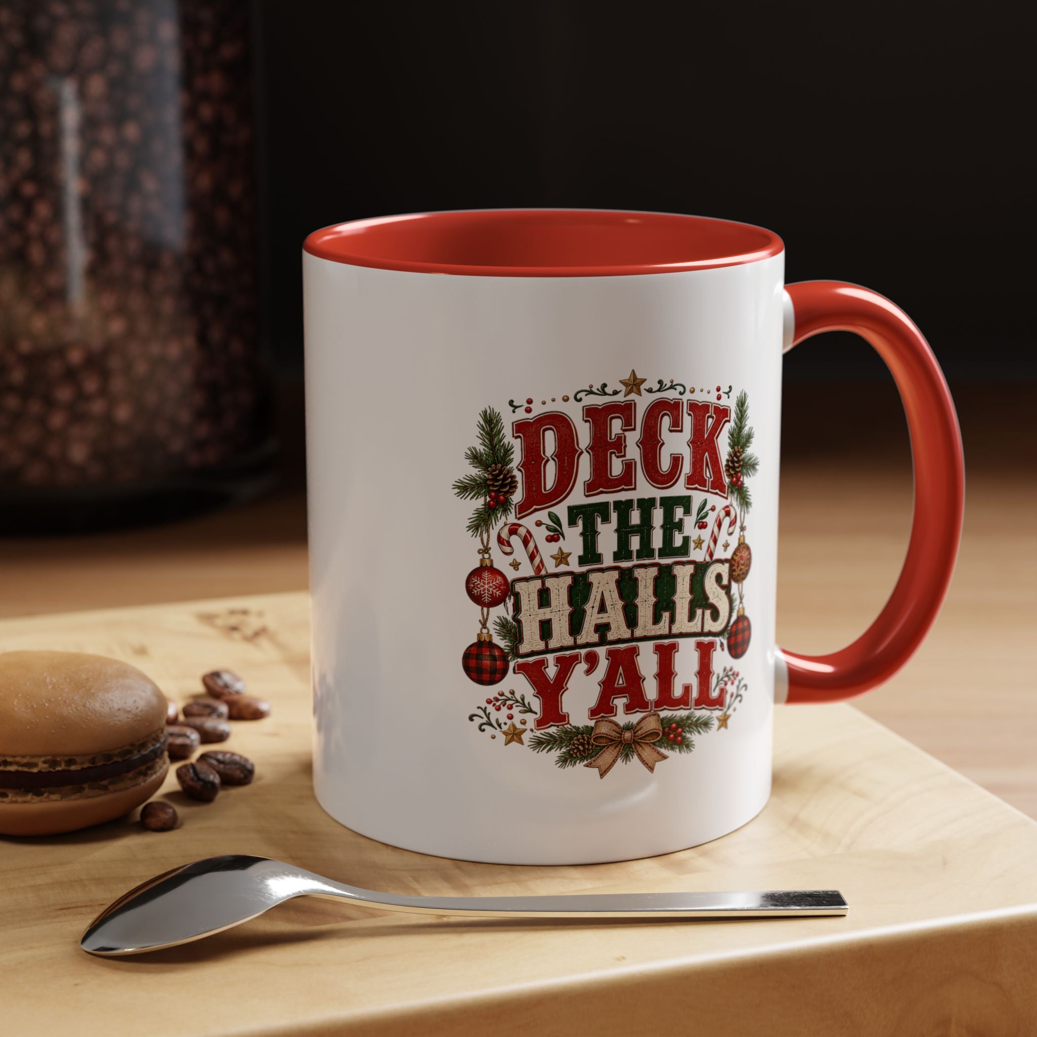 Deck the Halls Y'all Christmas Coffee Mug