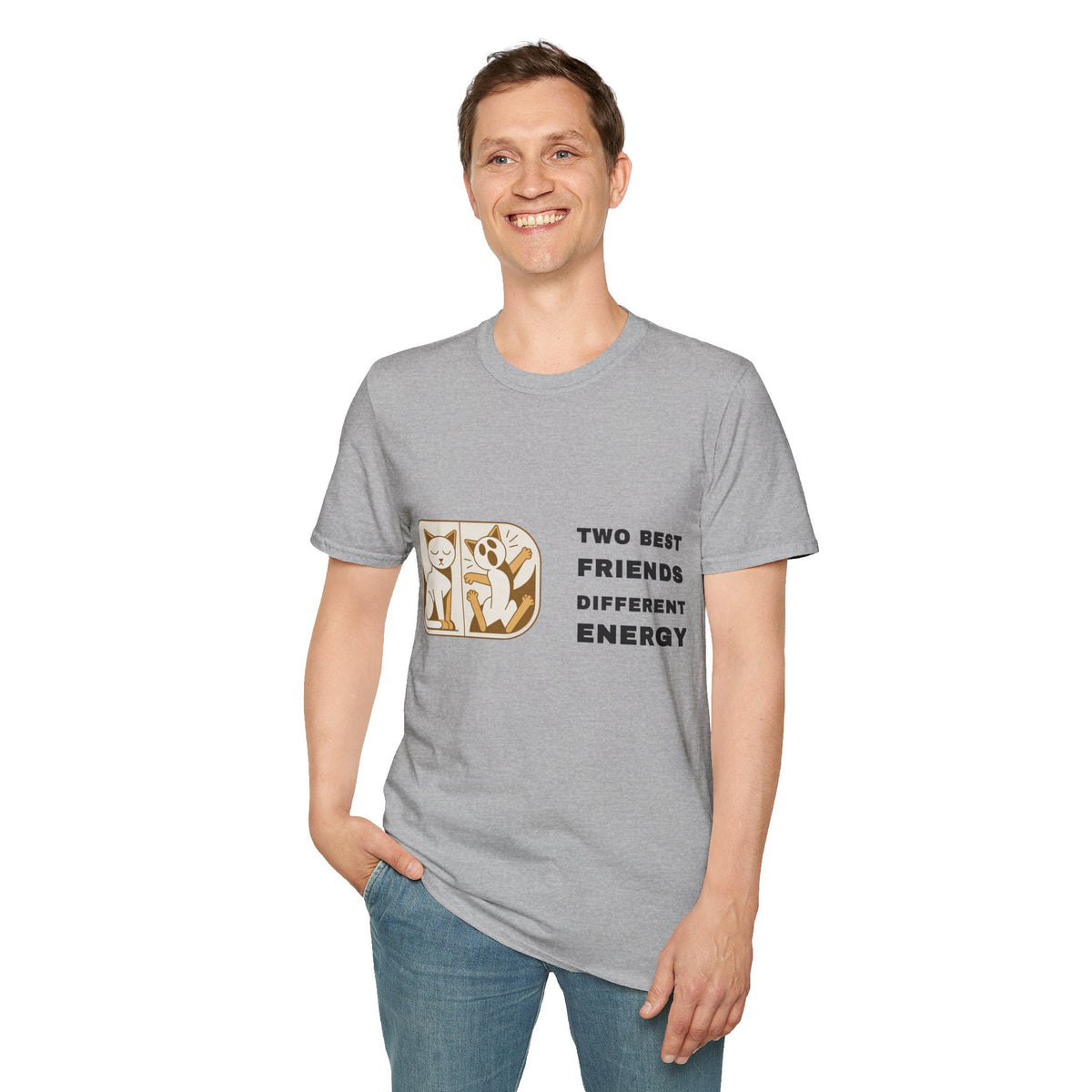 Cat and Dog T-Shirt — "Two Best Friends, Different Energy" Cute Pet Graphic Tee - Trending Now - September 2026