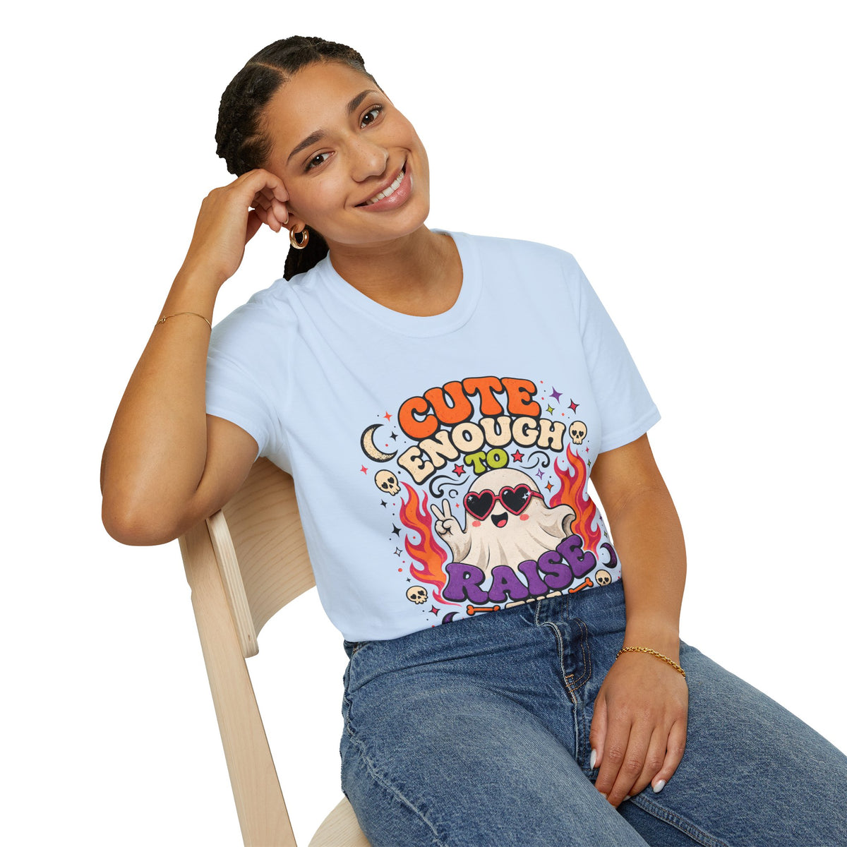 Halloween Cute Enough Unisex Softstyle T-Shirt