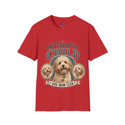 My Favorite Child Dog Mom T-Shirt — Cute Doodle Portrait Pet Lover Tee