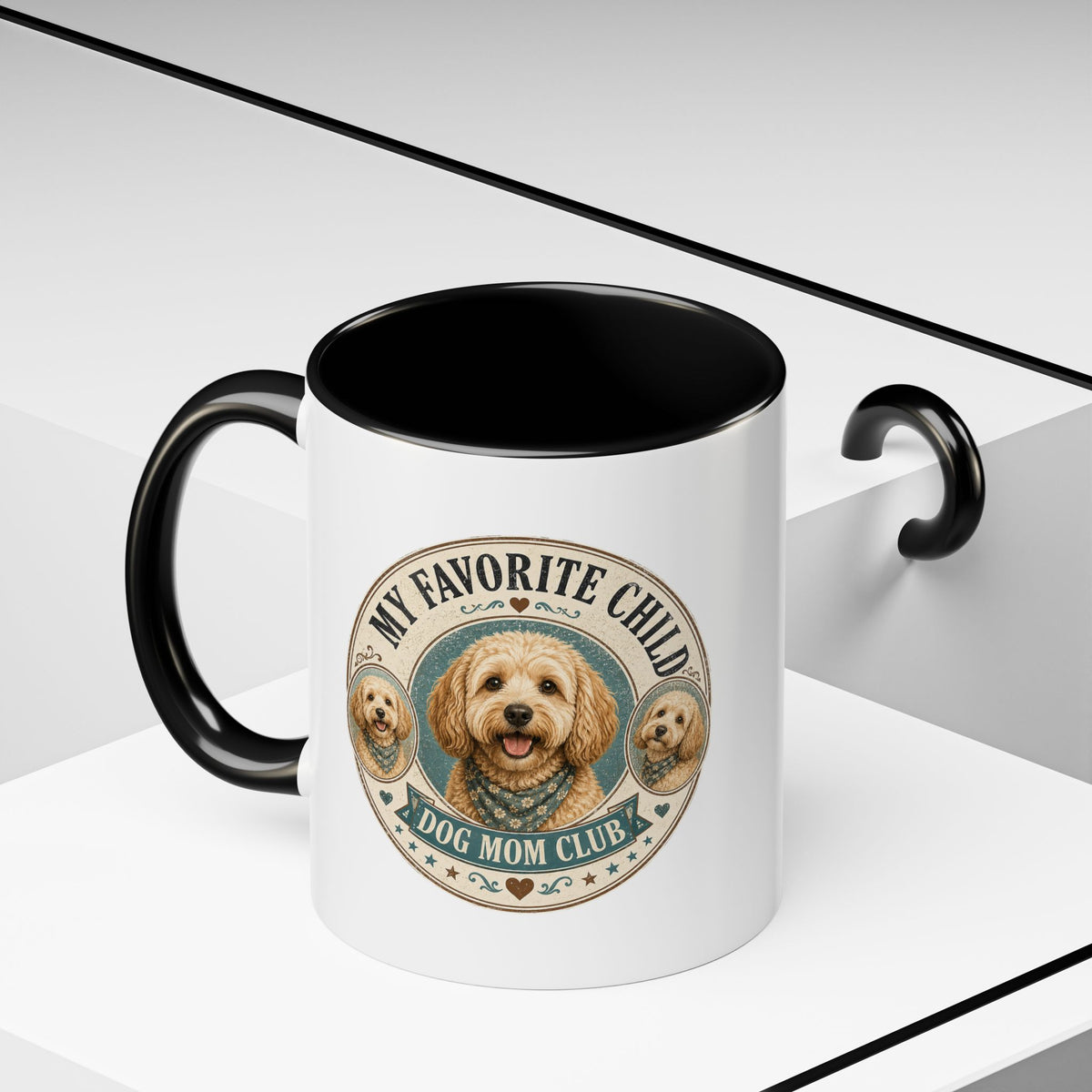 Milo Bailey Dog Dad Mom Dog Mom Coffee Mug — "My Favorite Child" Accent Mug
