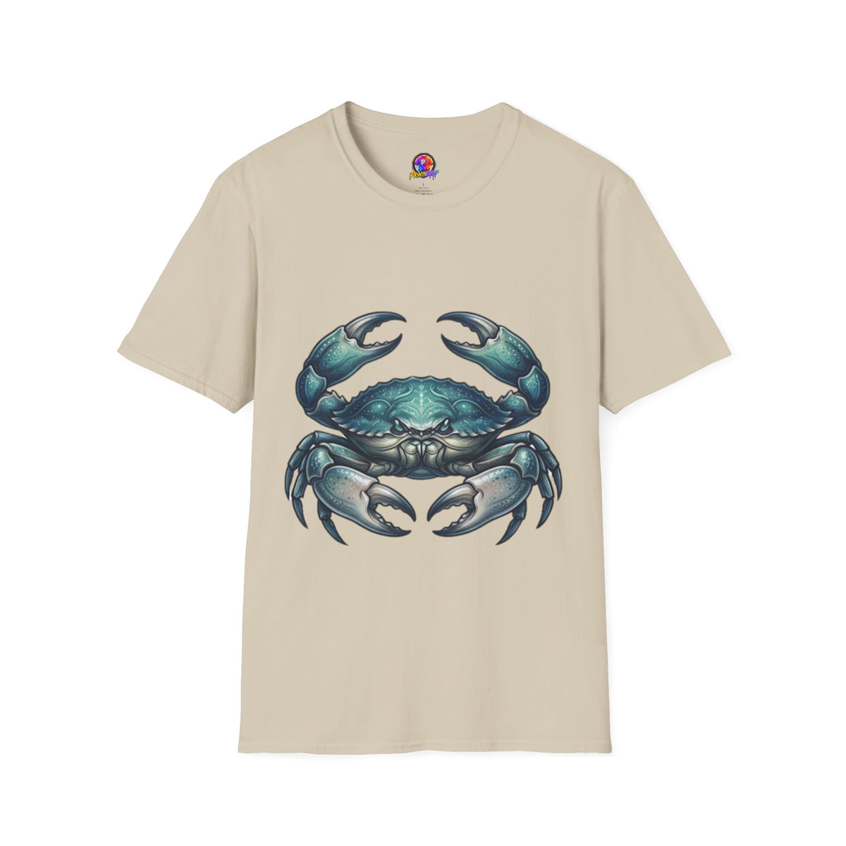 Crab Graphic T-Shirt — Coastal Sea Creature Tee