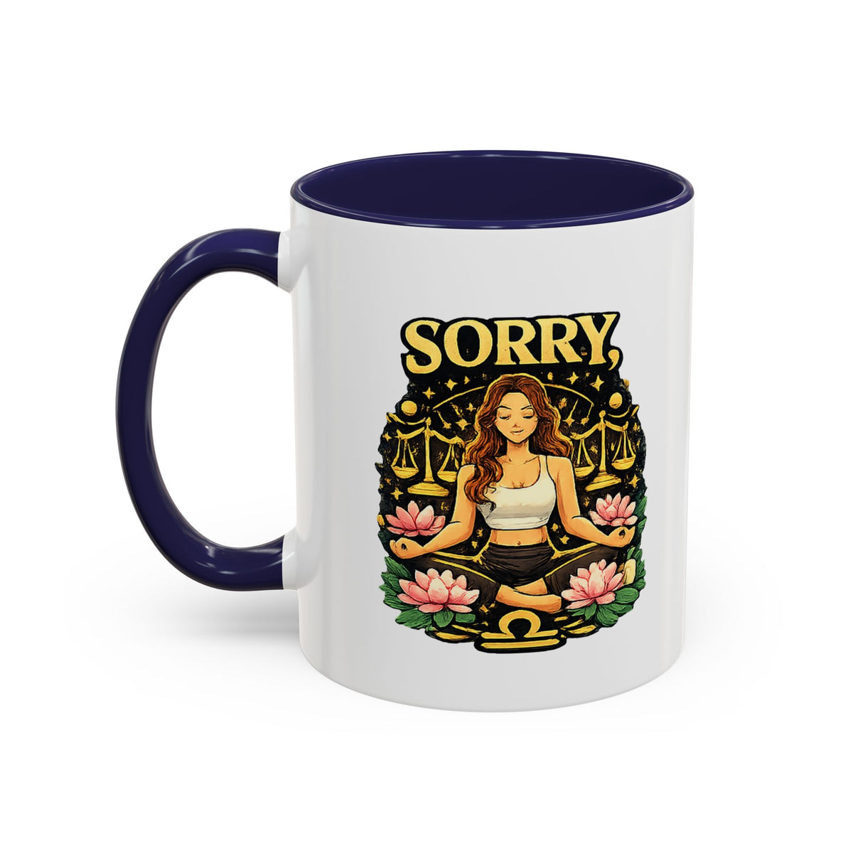 Libra Zodiac Accent Coffee Mug