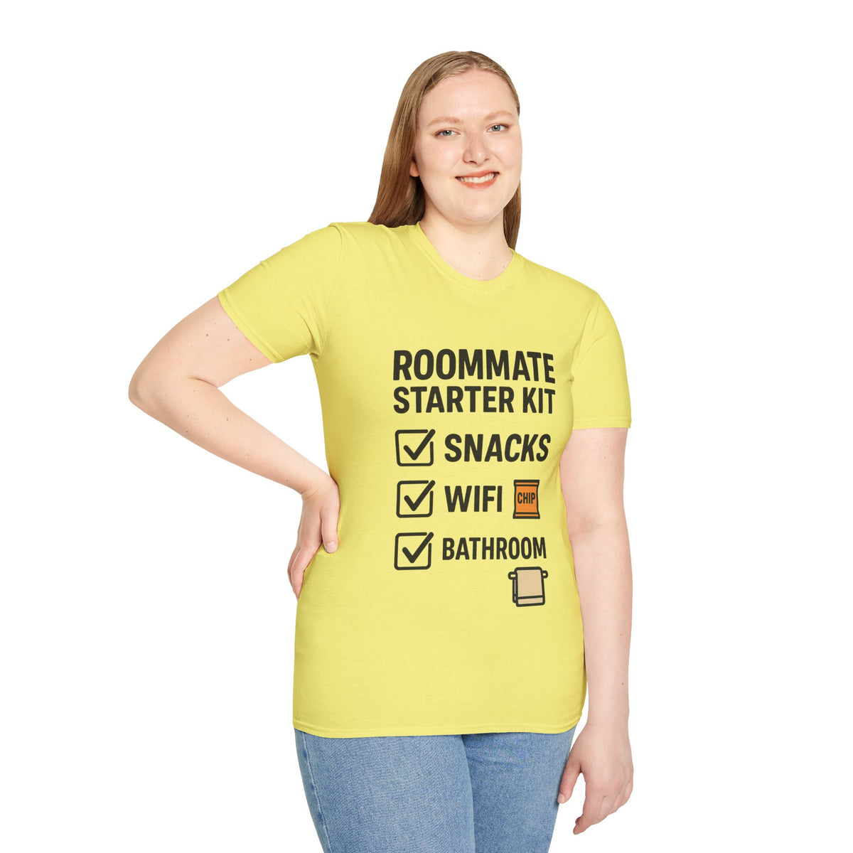 Minimal Black Graphic Tee — Subtle Block Text Design  - Trending Now - August 2026
