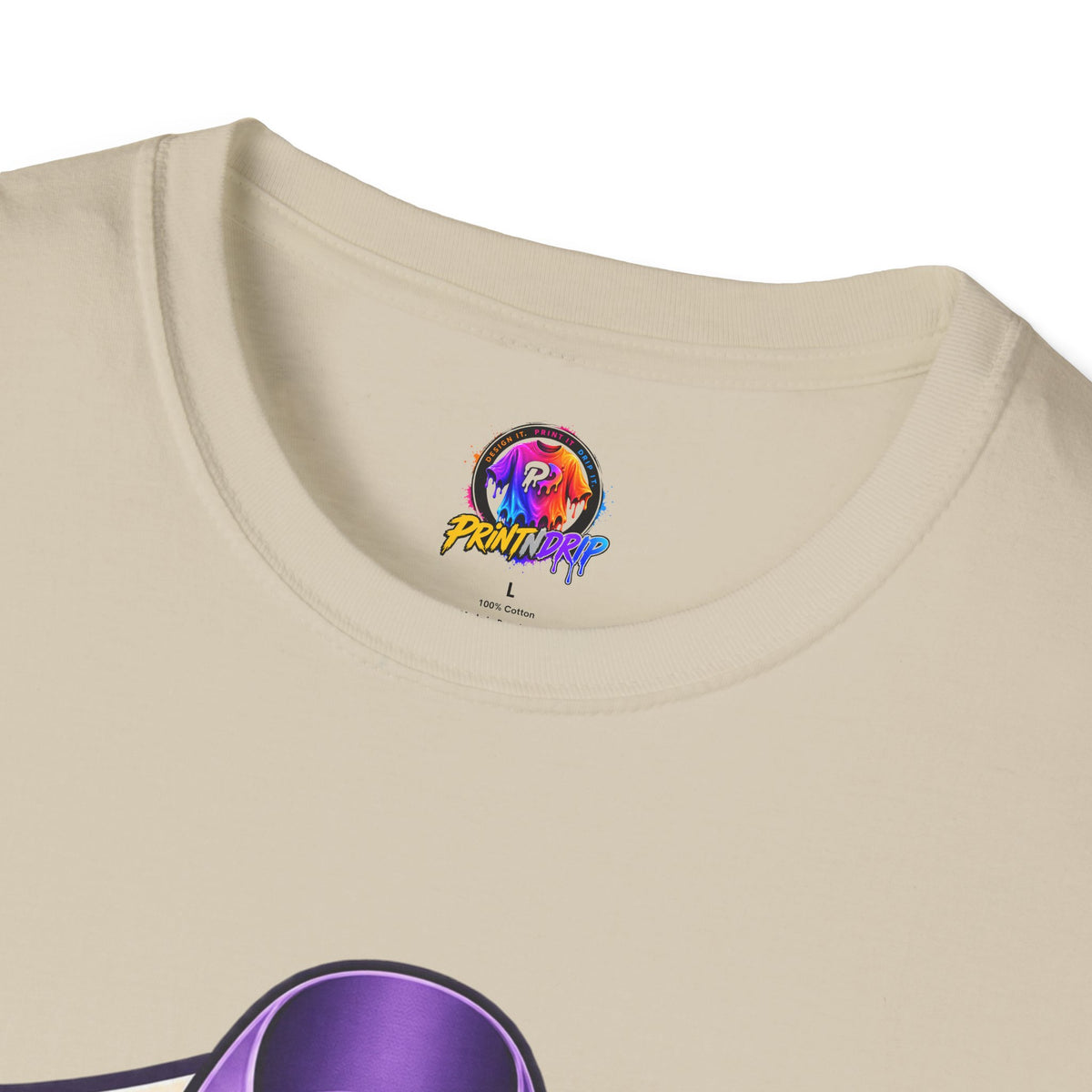 Domestic Violence Awareness T-Shirt — "Safe Love Only" Purple Ribbon Tee
