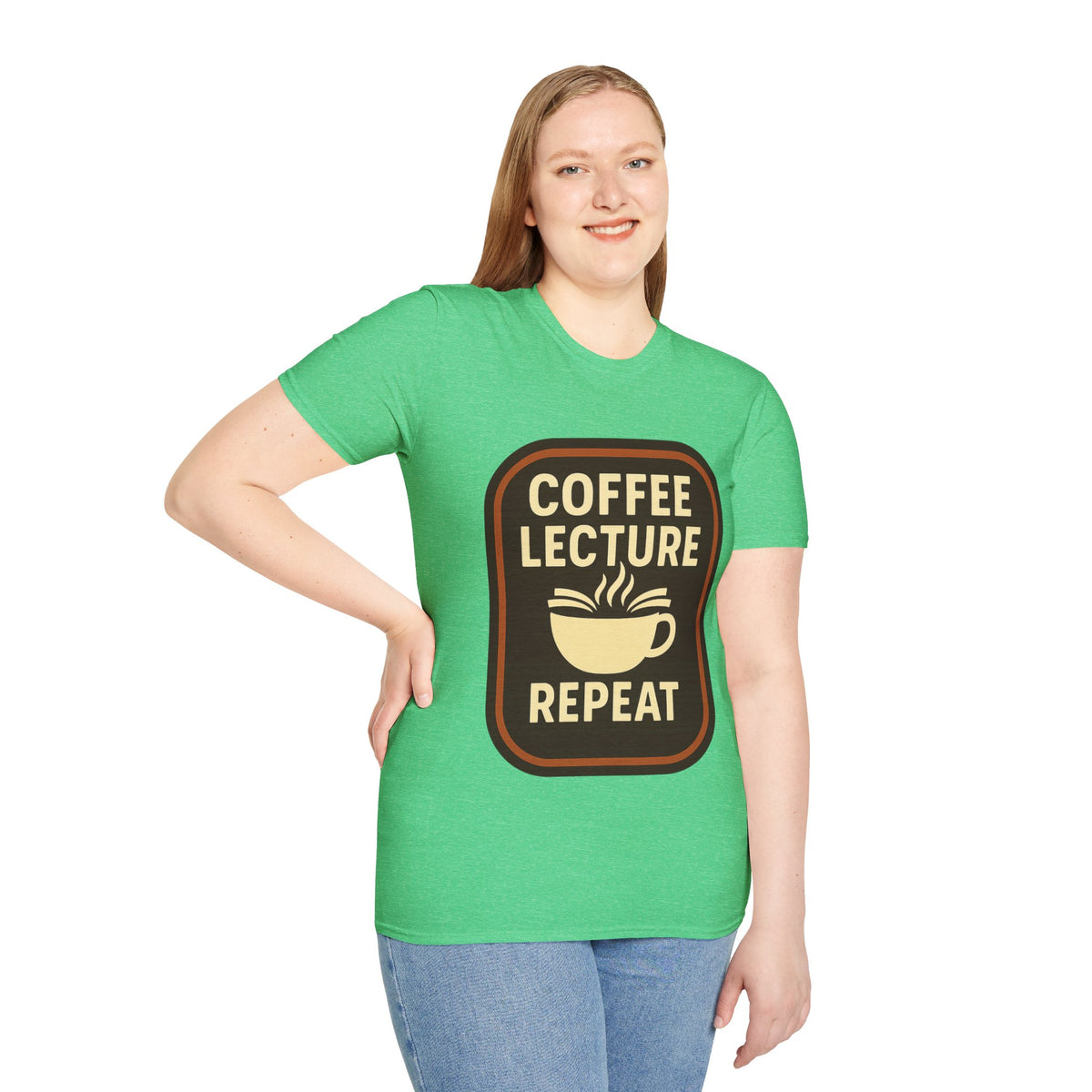 Coffee Lecture Repeat T‑Shirt — Funny Professor Coffee Tee for Teachers & Students - Trending Now - August 2026