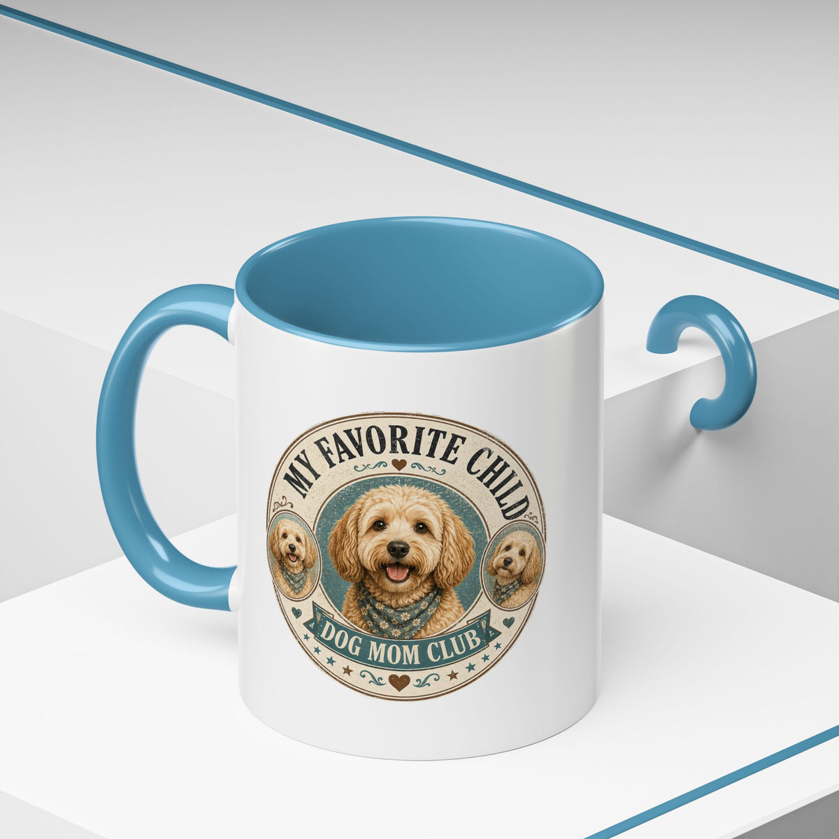 Milo Bailey Dog Dad Mom Dog Mom Coffee Mug — "My Favorite Child" Accent Mug