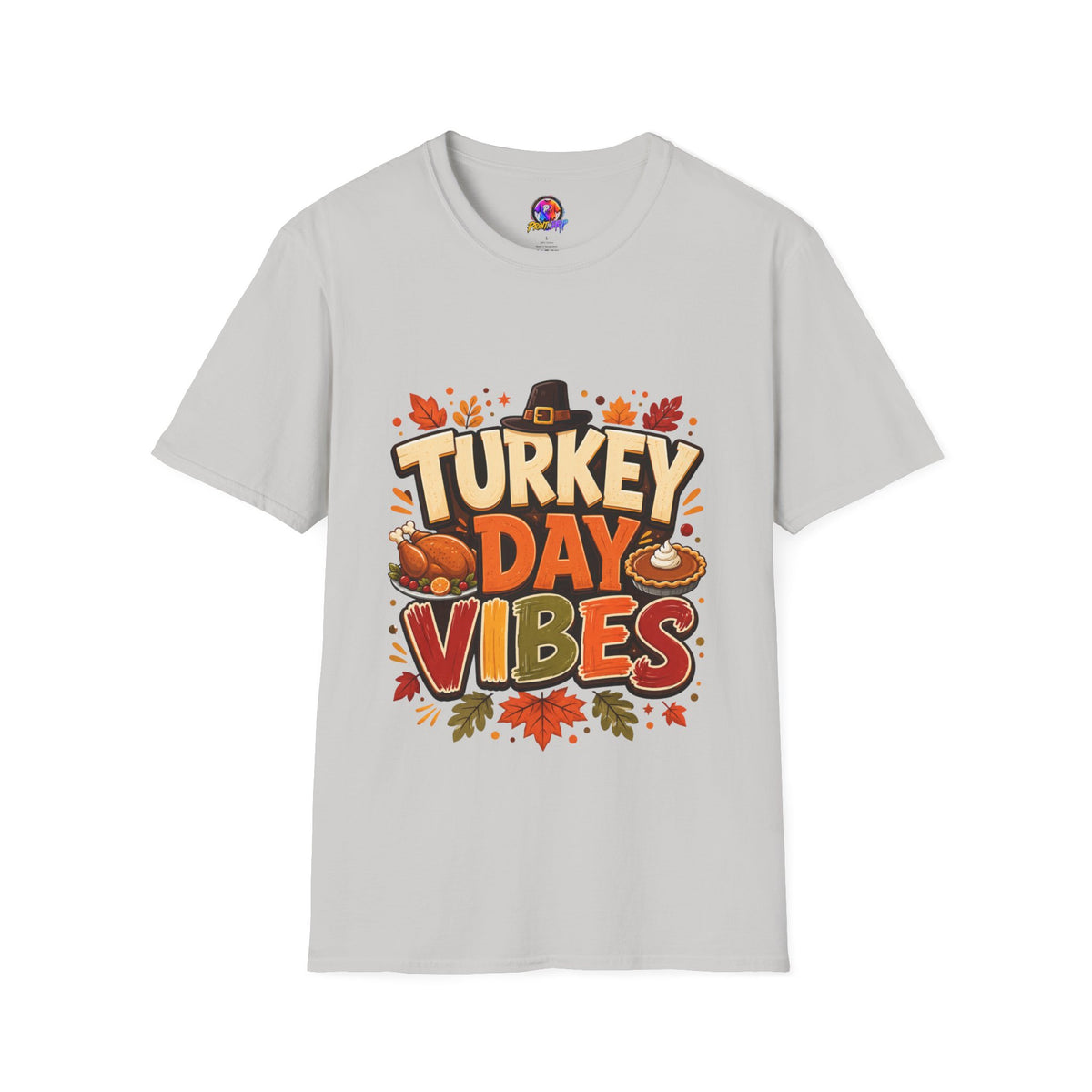 Thanksgiving T-Shirt Turkey Day Vibes T-Shirt