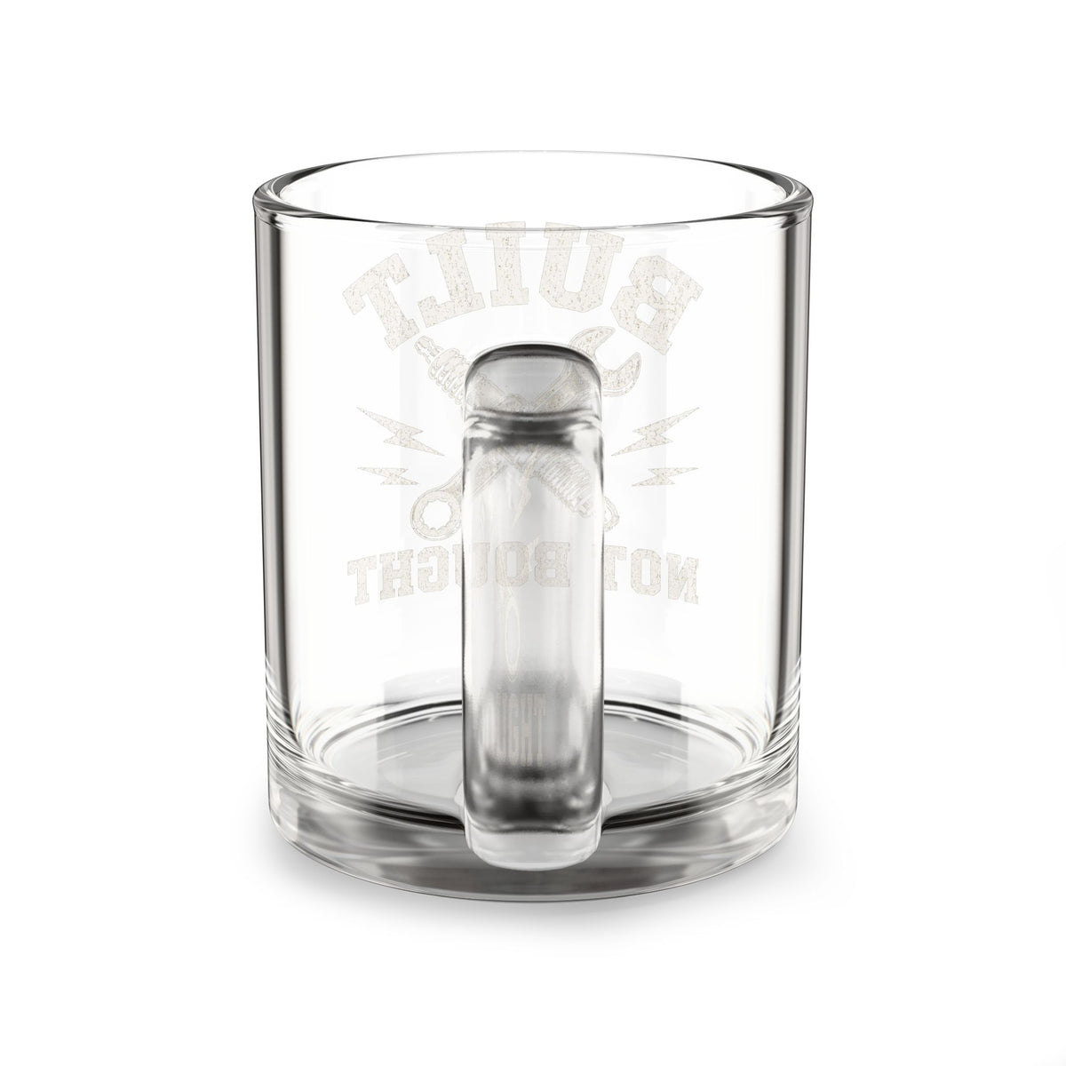 Glass Mug, 10oz Milo Bailey Dog Dad Mom Glass Mug, 10oz