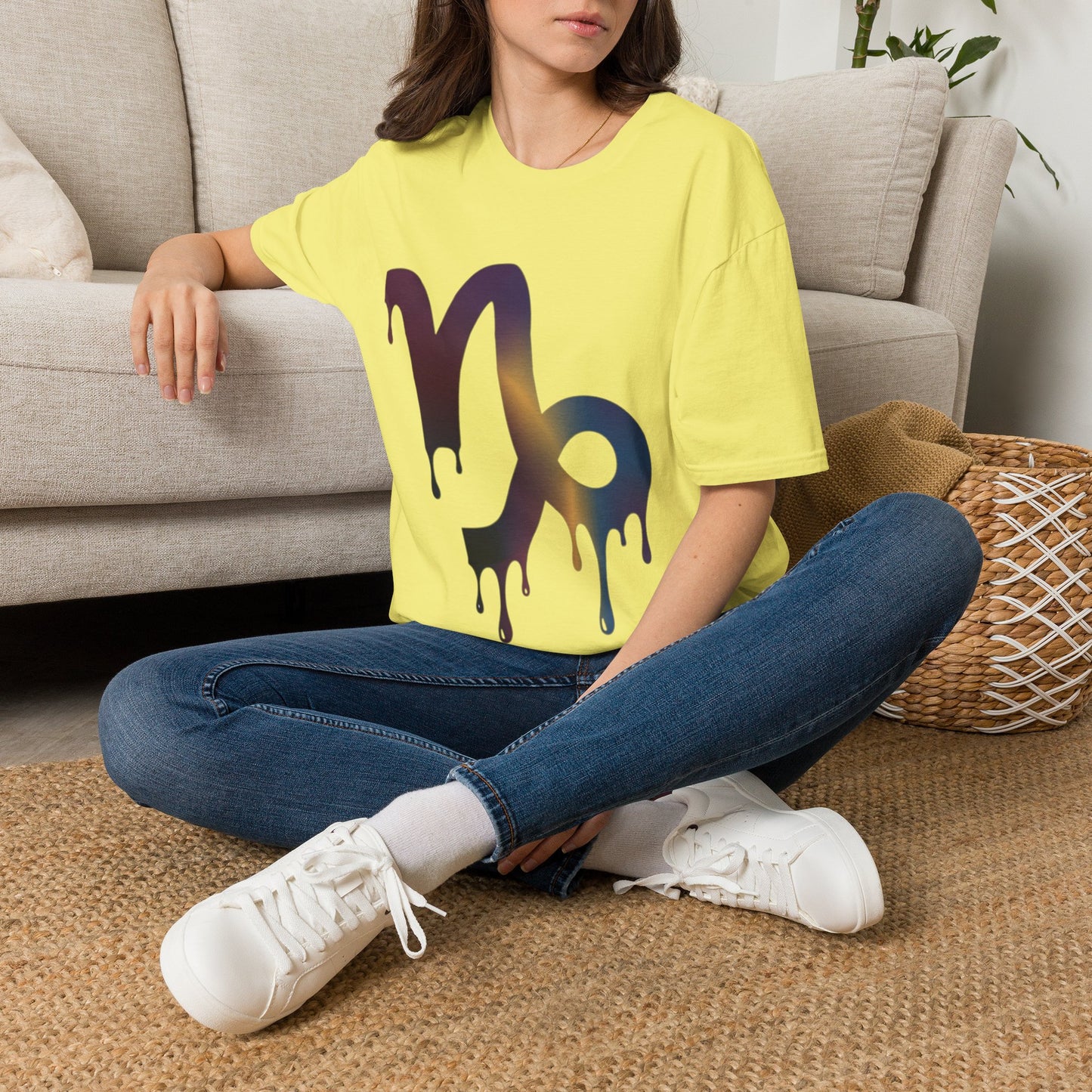 Dripping Gradient Capricorn T-Shirt