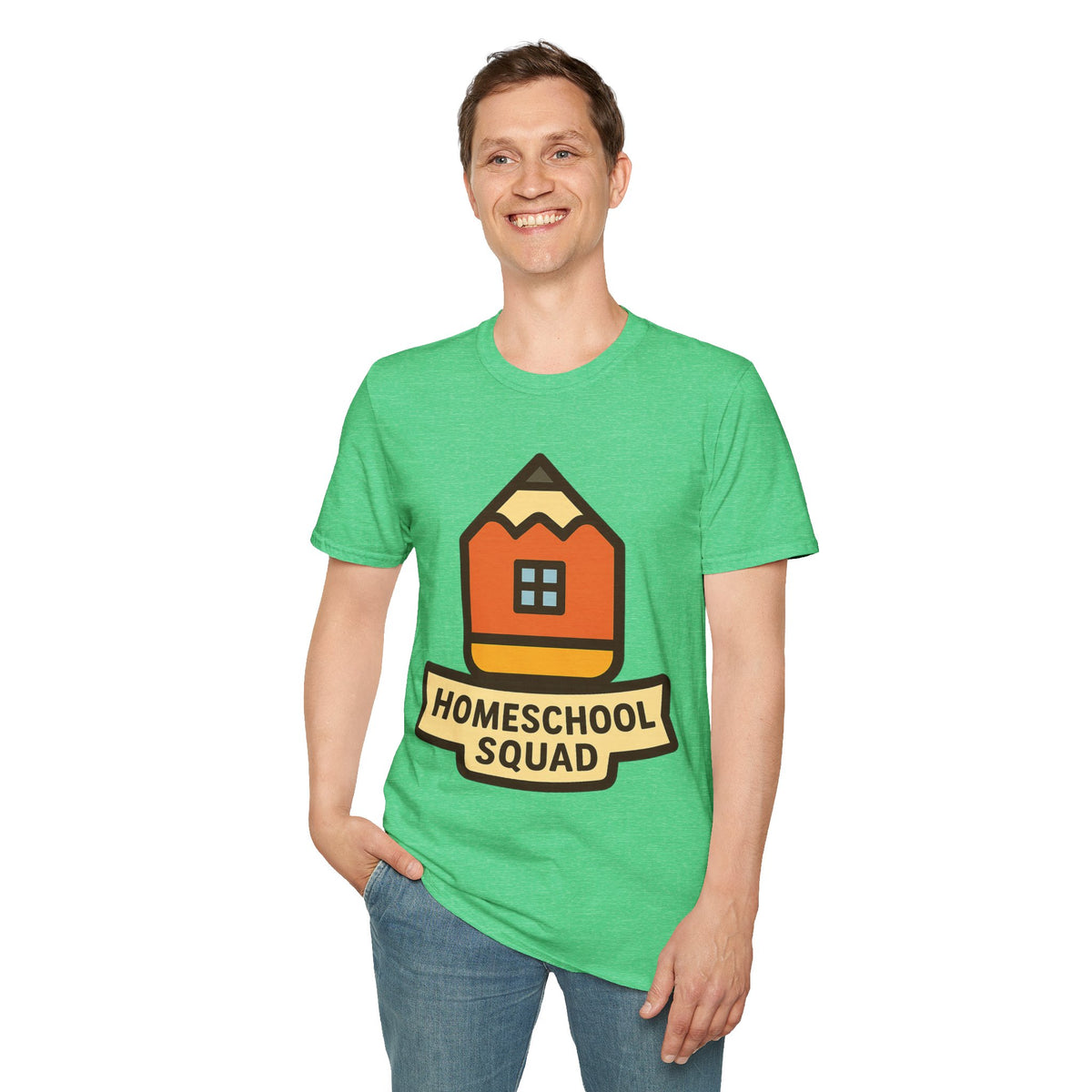 "Homeschool Squad" Cute School Emblem Tee | Homeschooling Teacher T-Shirt - Trending Now - September 2026
