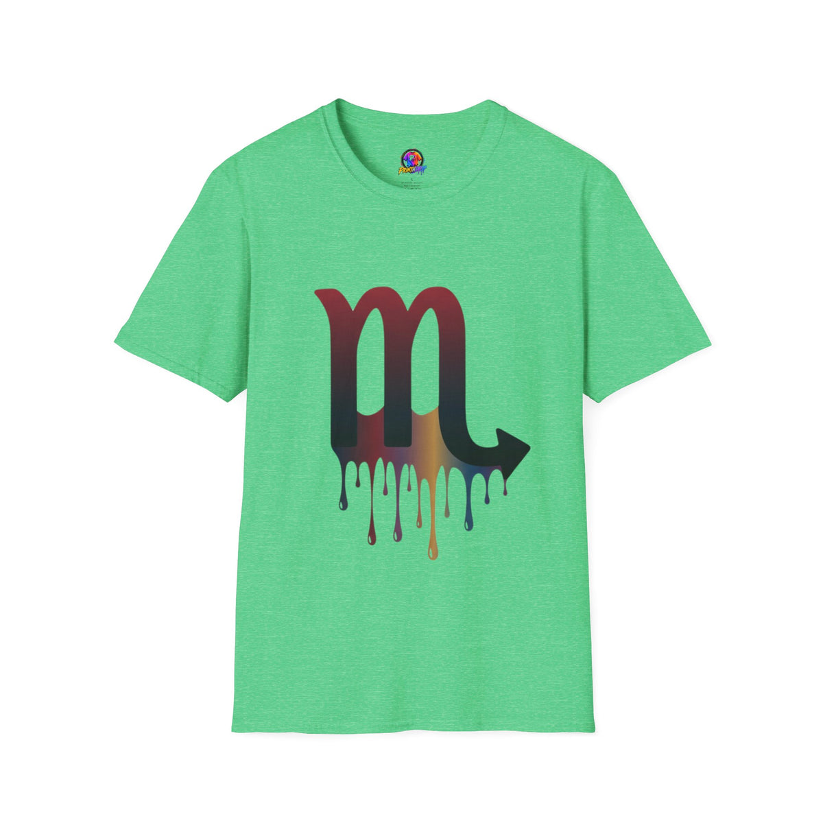 Scorpio Drip Symbol T-Shirt — Zodiac Scorpion Astrology Tee