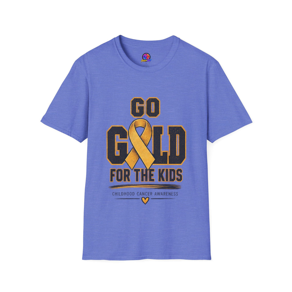 Go Gold For The Kids T-Shirt — Childhood Cancer Awareness Tee