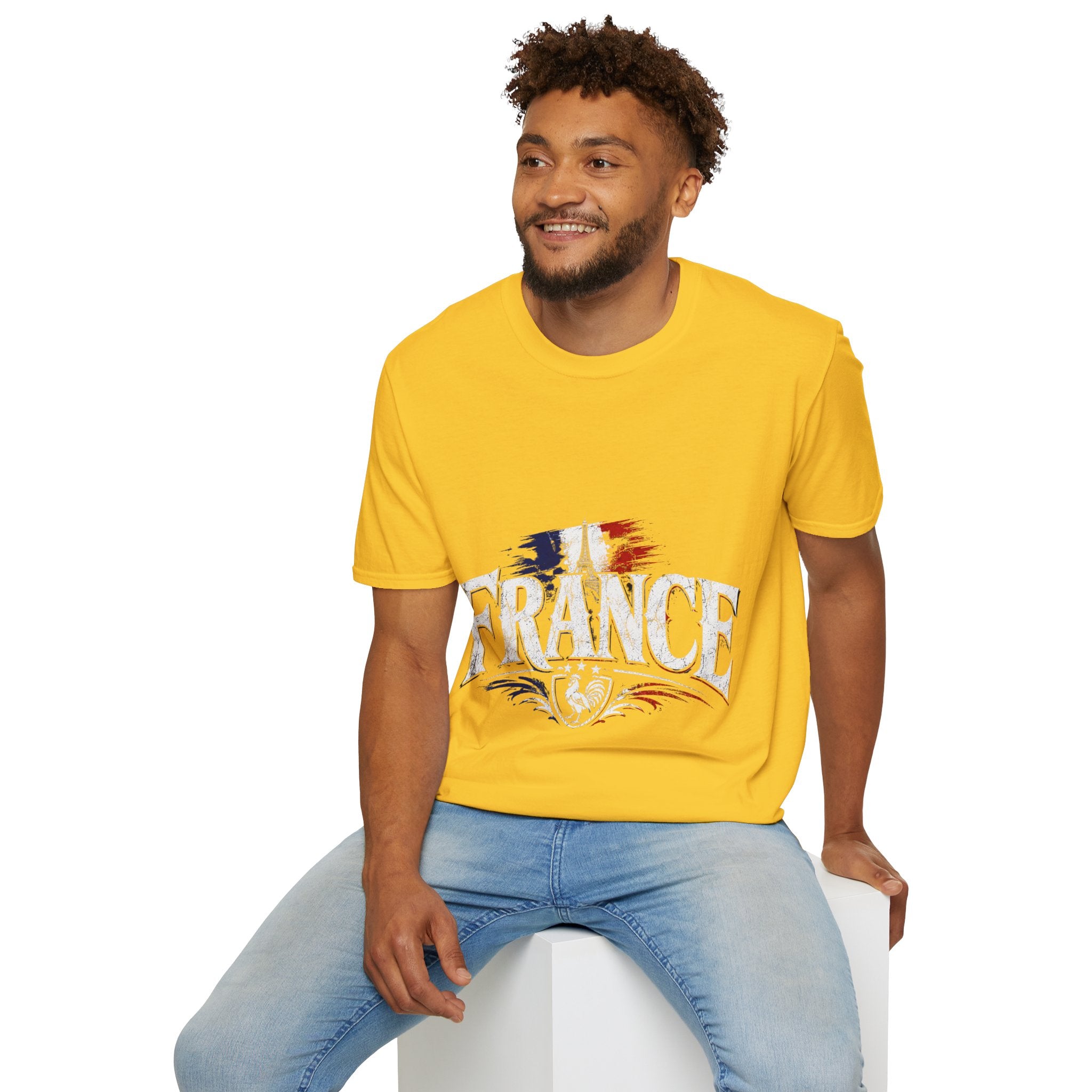 France Flag T-Shirt — Vintage Eiffel Tower French Pride Tee
