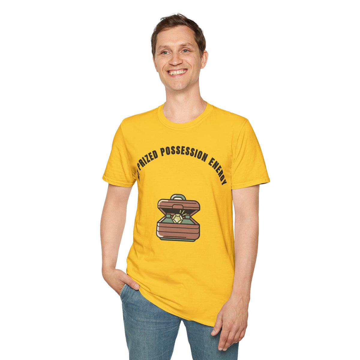 T-Shirt — Treasure Chest Graphic “My Prized Possession Energy” - Trending Now - September 2026