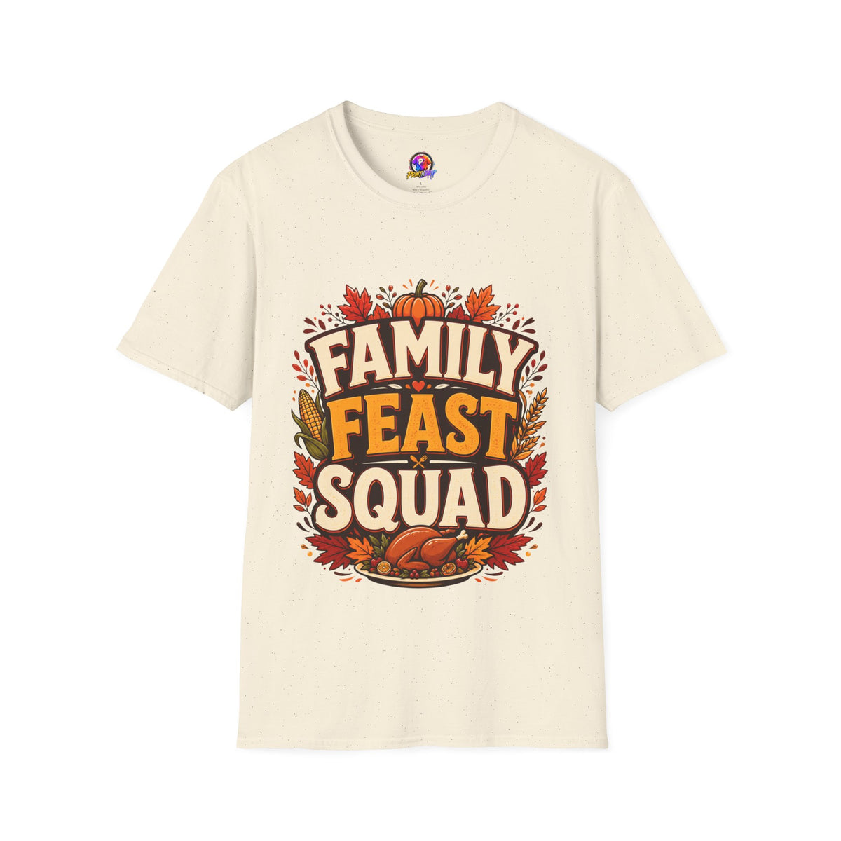 Thanksgiving T-Shirt Family Feast Squad T-Shirt — Thanksgiving Fall Harvest Tee