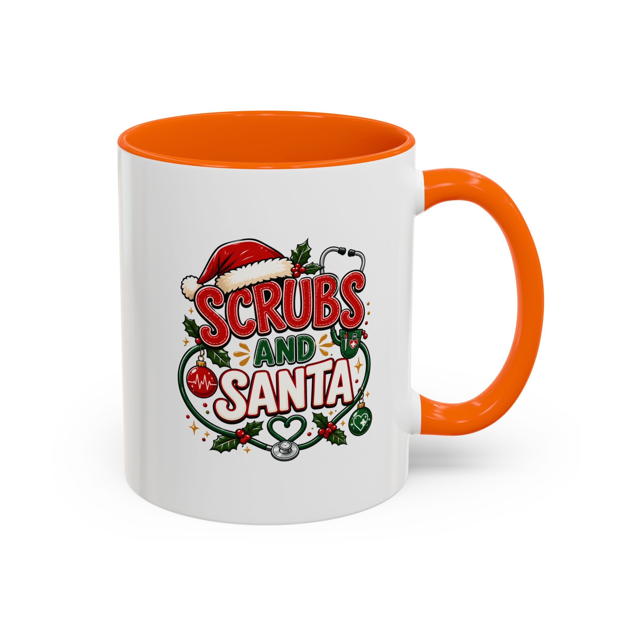 Scrubs and Santa Christmas Coffee Mug