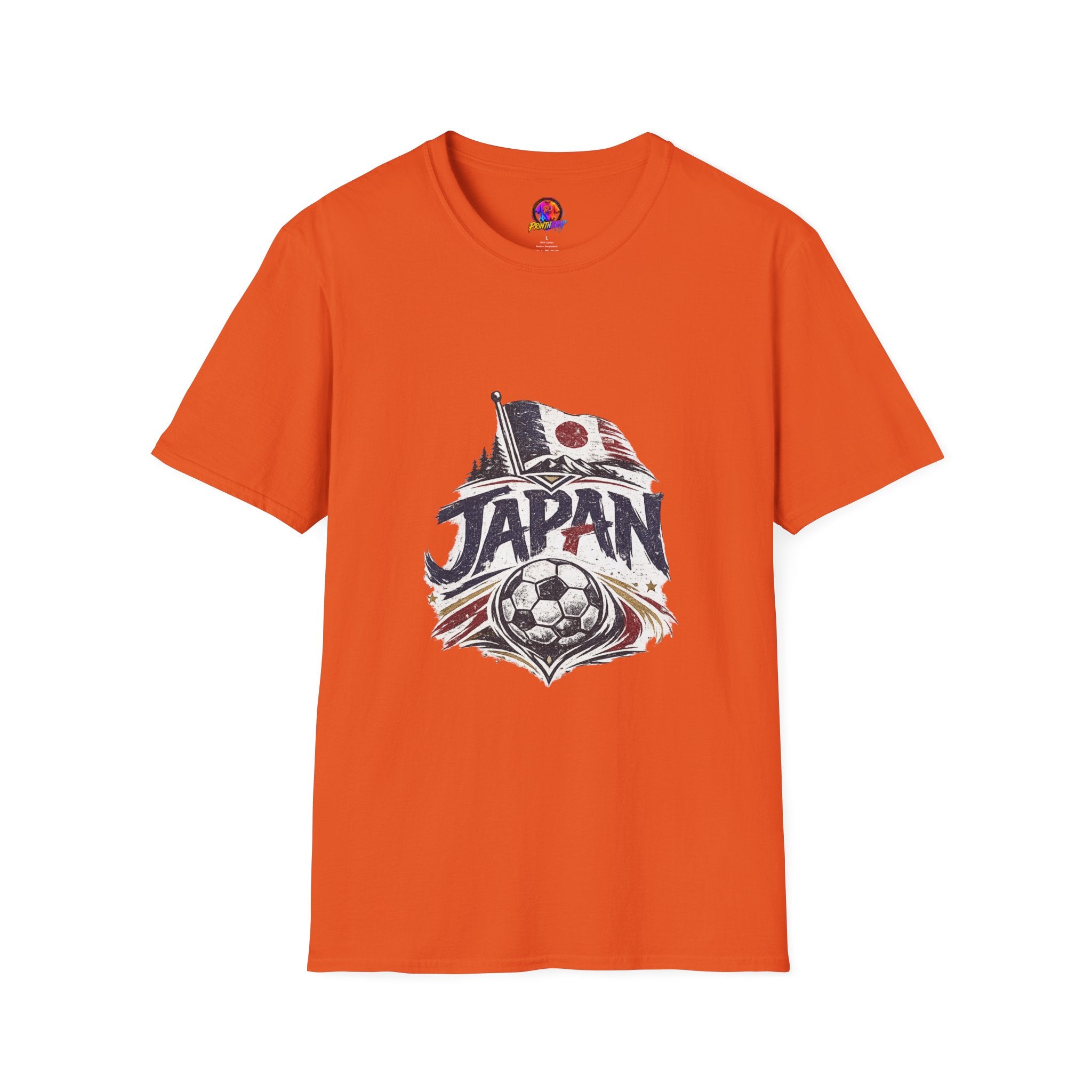 Japan Soccer T-Shirt – Vintage Flag & Crest Football Tee