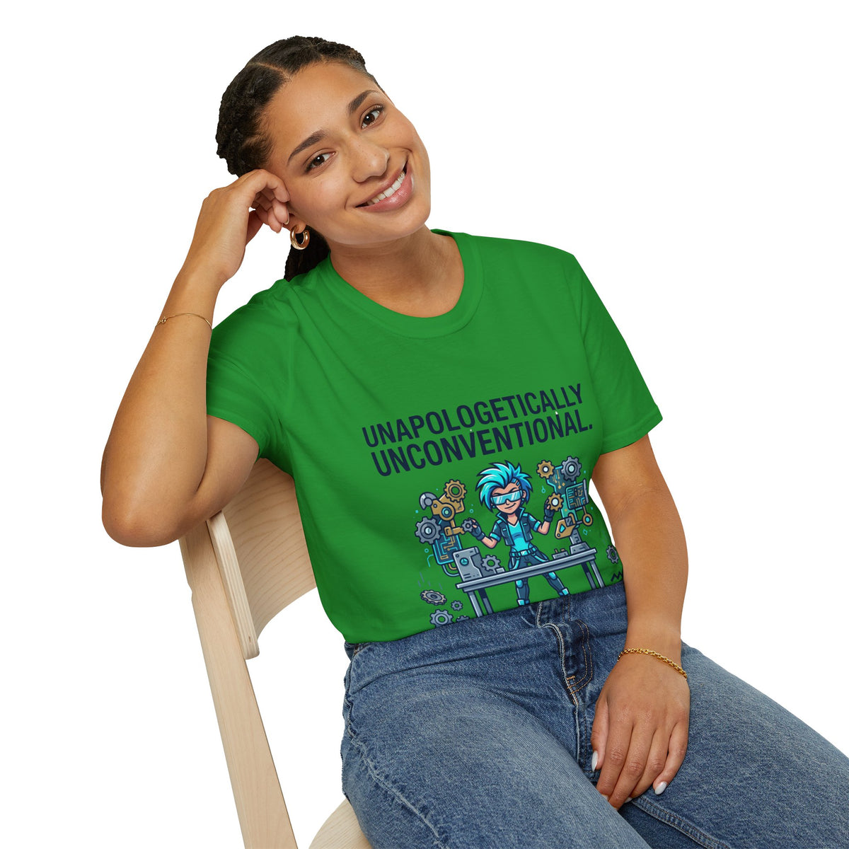 Aquarius Zodiac Unapologetically Unconventional Graphic T-Shirt