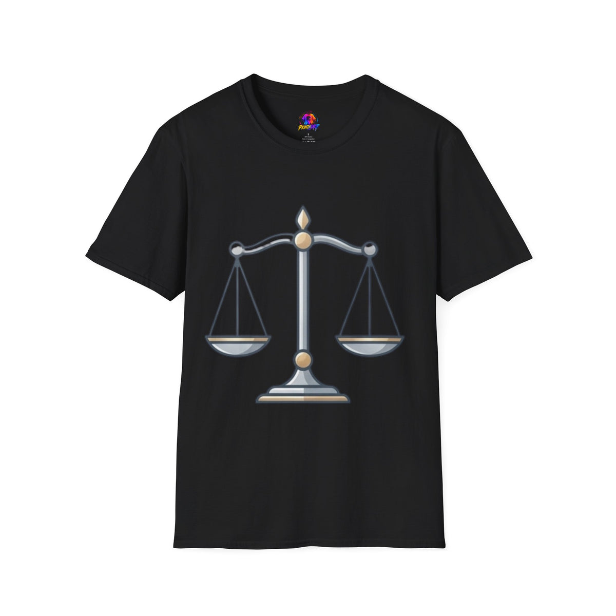 Libra Scales T-Shirt — Zodiac Balance Graphic Tee