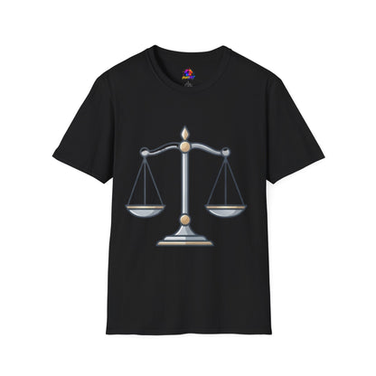 Libra Scales T-Shirt — Zodiac Balance Graphic Tee