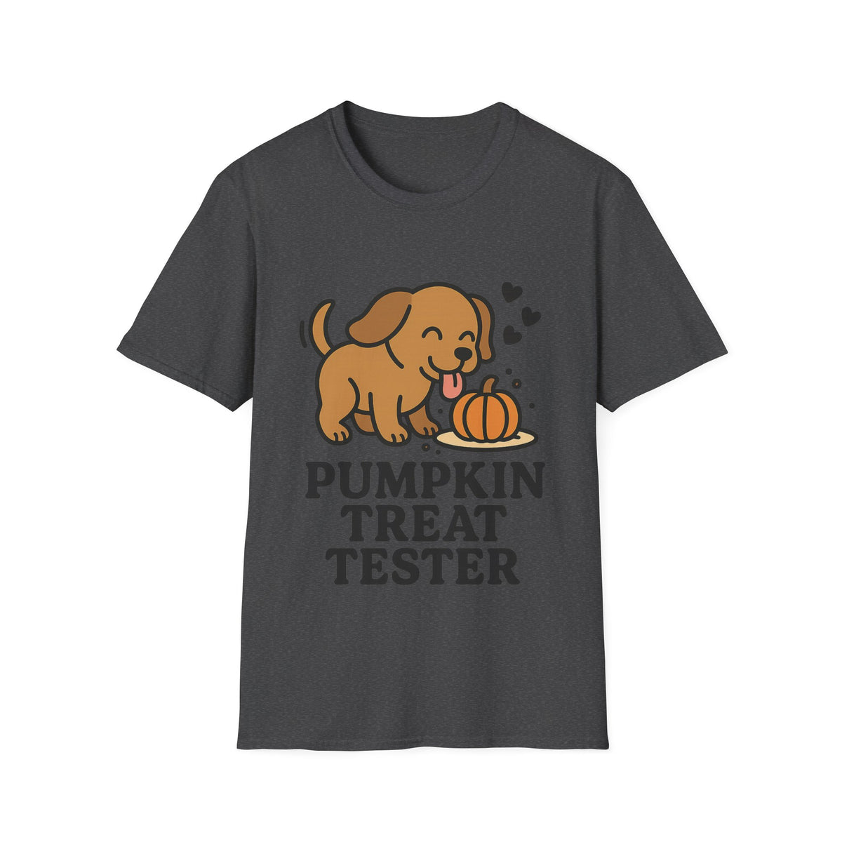 Pumpkin Treat Tester Cute Dog Graphic Tee, Funny Autumn Season Puppy T-Shirt - Trending Now - September 2026
