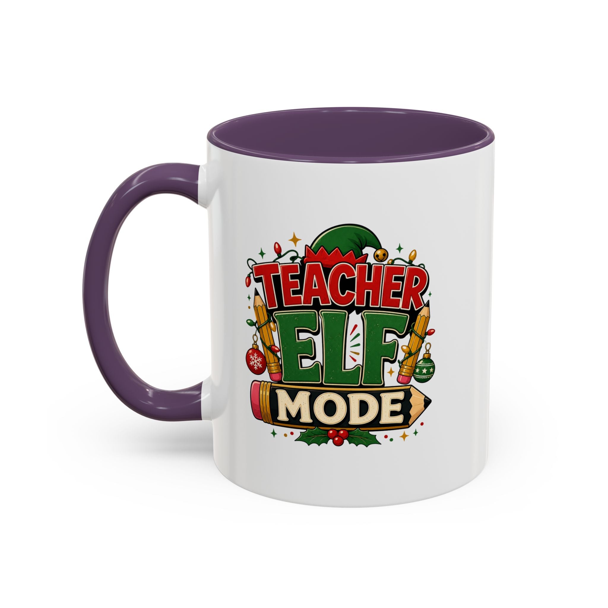 Teacher Elf Mode Coffee Mug — Christmas Teacher Holiday Gift