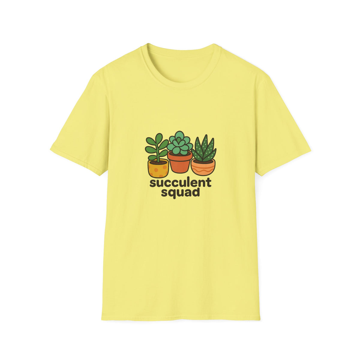 Succulent Trio T-Shirt — Cute Potted Plant Graphic Tee - Trending Now - August 2026