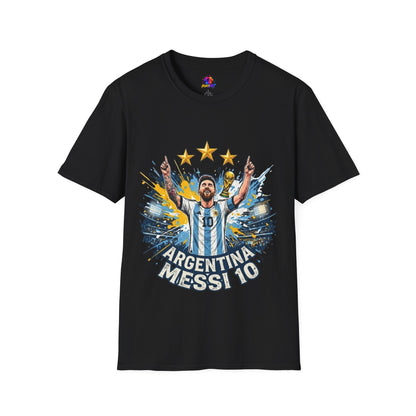 Argentina Messi Soccer T‑Shirt — World Cup Champion Fan Tee