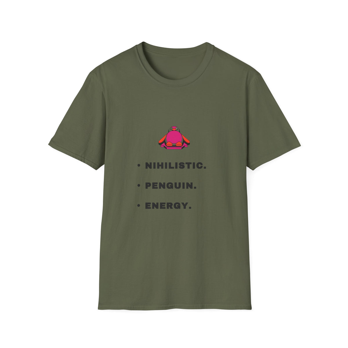 Nihilistic Penguin T-Shirt — Cute Minimalist Graphic Tee - Trending Now - September 2026