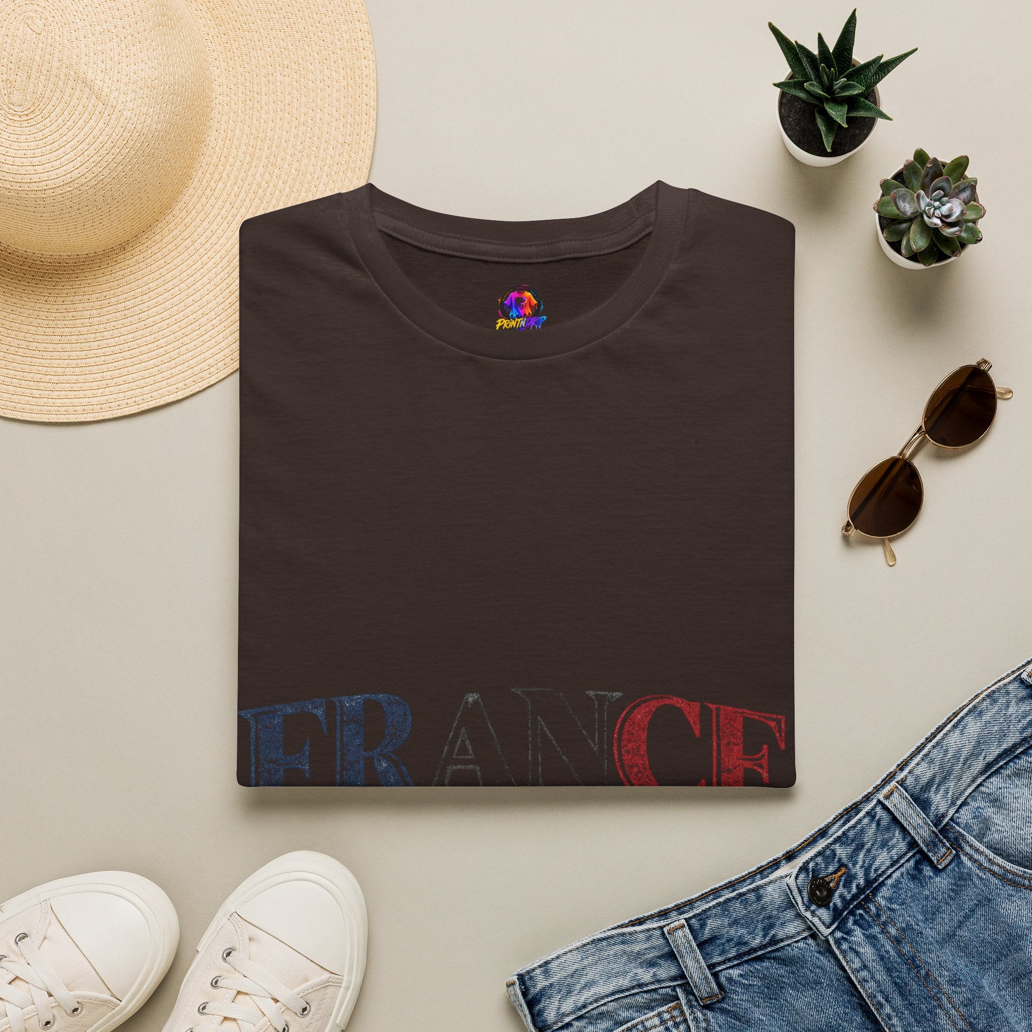 France Vintage Script T-Shirt