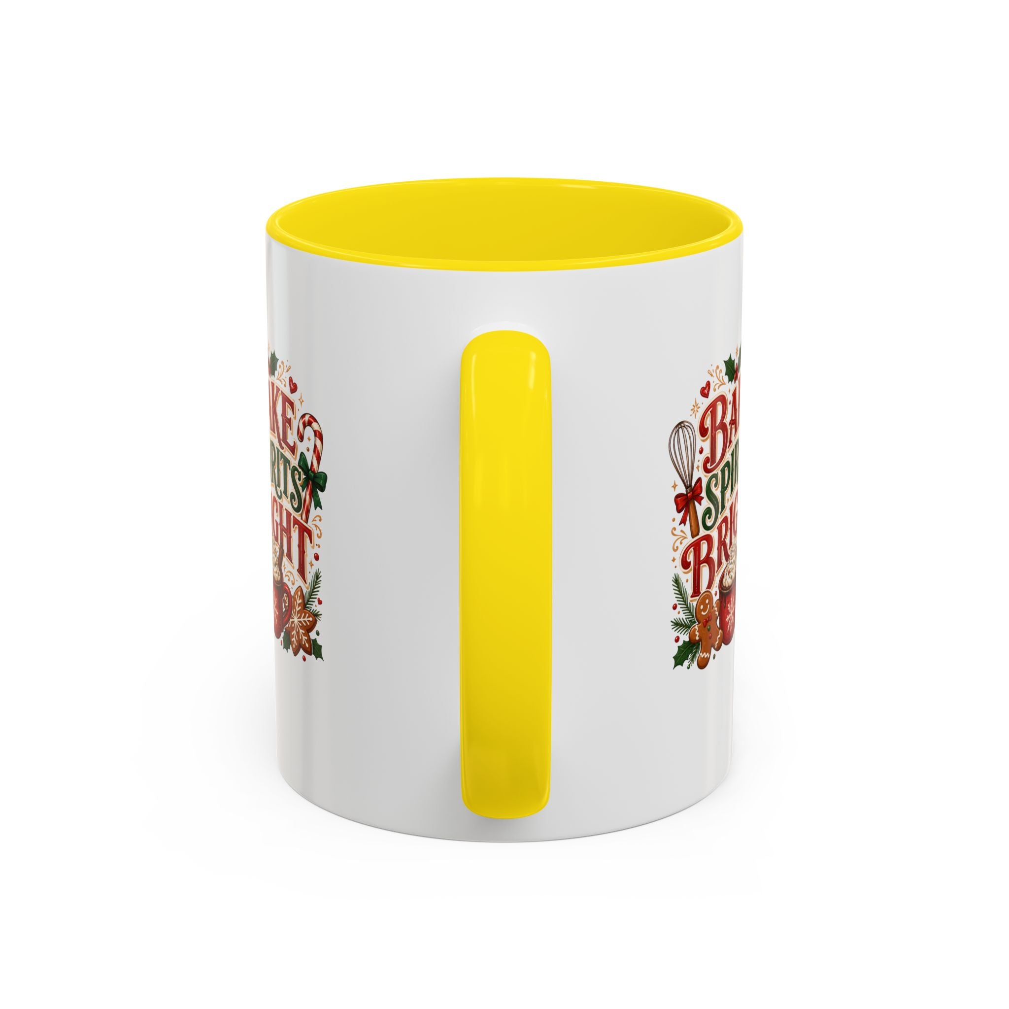 Bake Spirits Bright Coffee Mug — Christmas Baking Holiday Mug