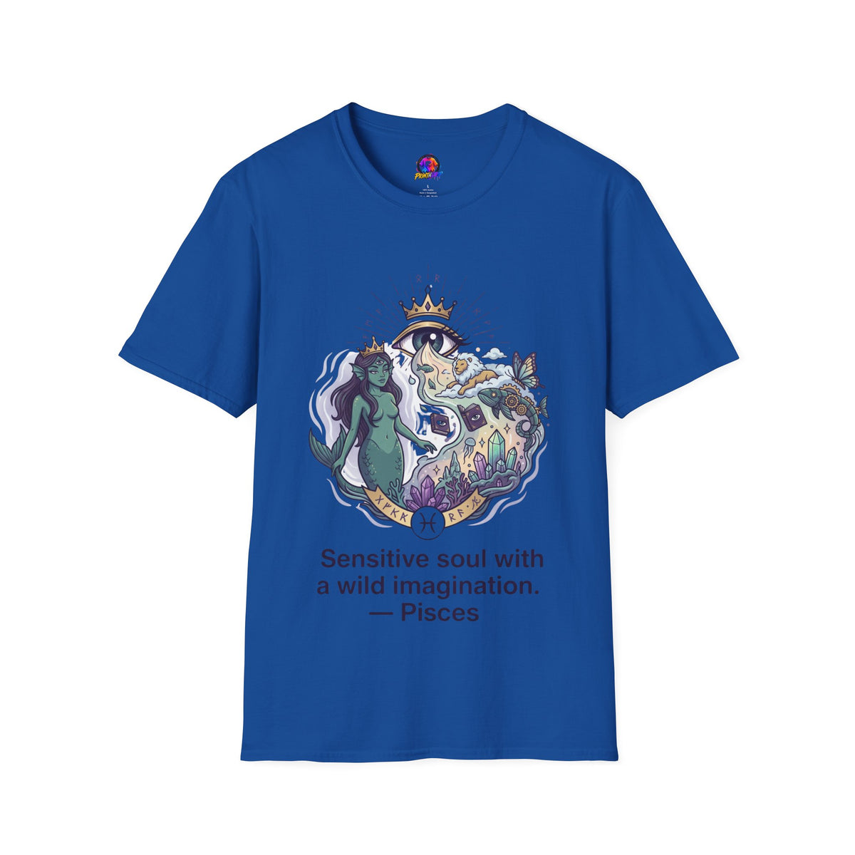 Mystical Mermaid Eye T-Shirt — 'Sensitive soul with a wild imagination' Graphic Tee