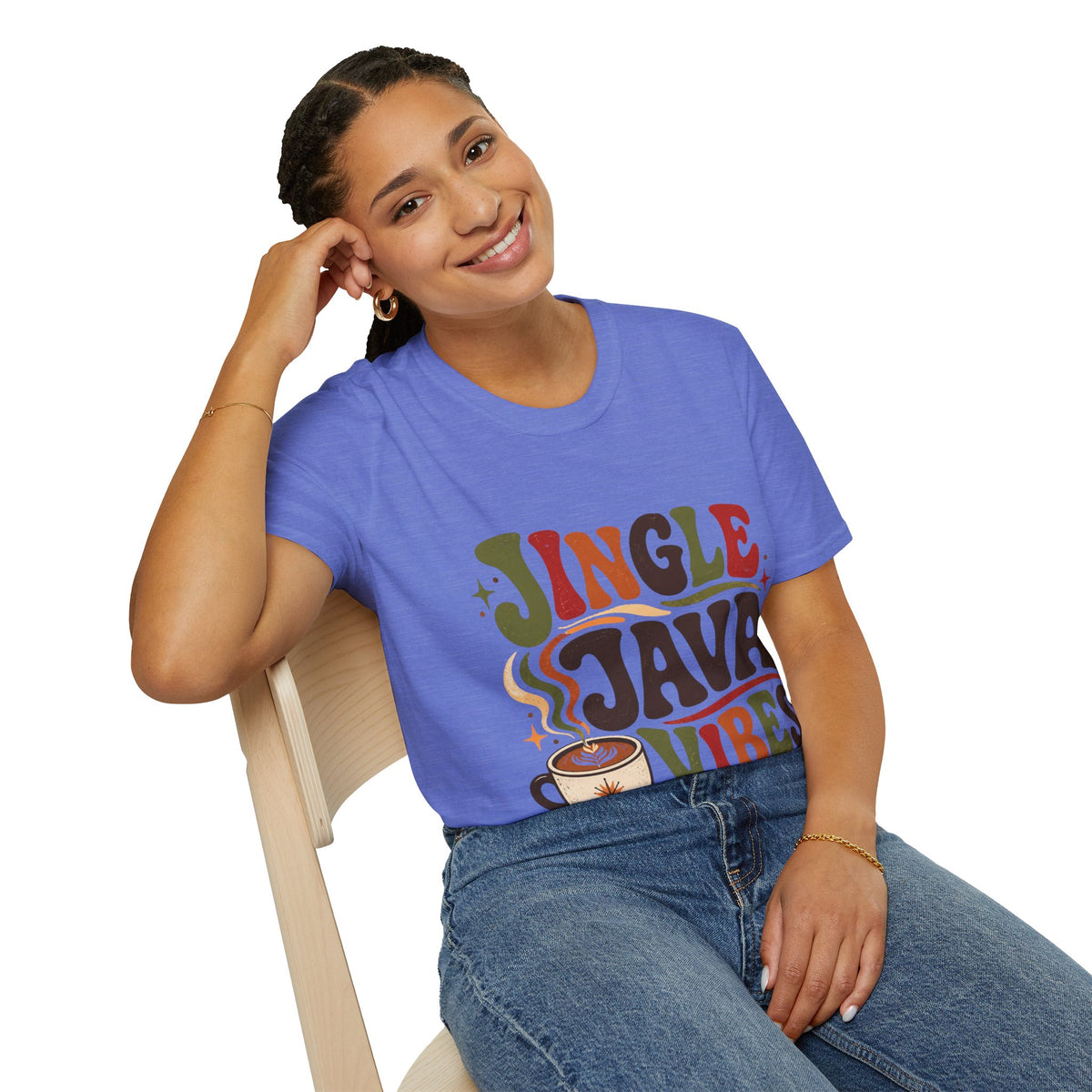 Retro "Jingle Java Vibes" T-Shirt
