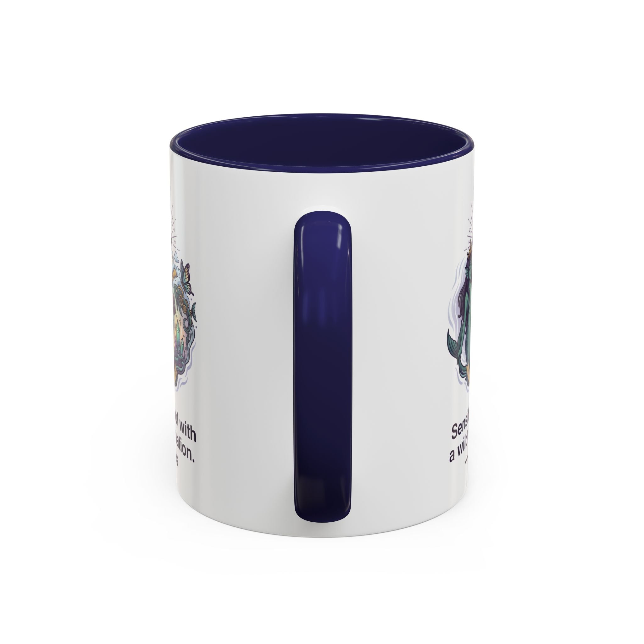 Pisces Coffee Mug — "Sensitive soul with a wild imagination" Astrological Zodiac Accent Mug