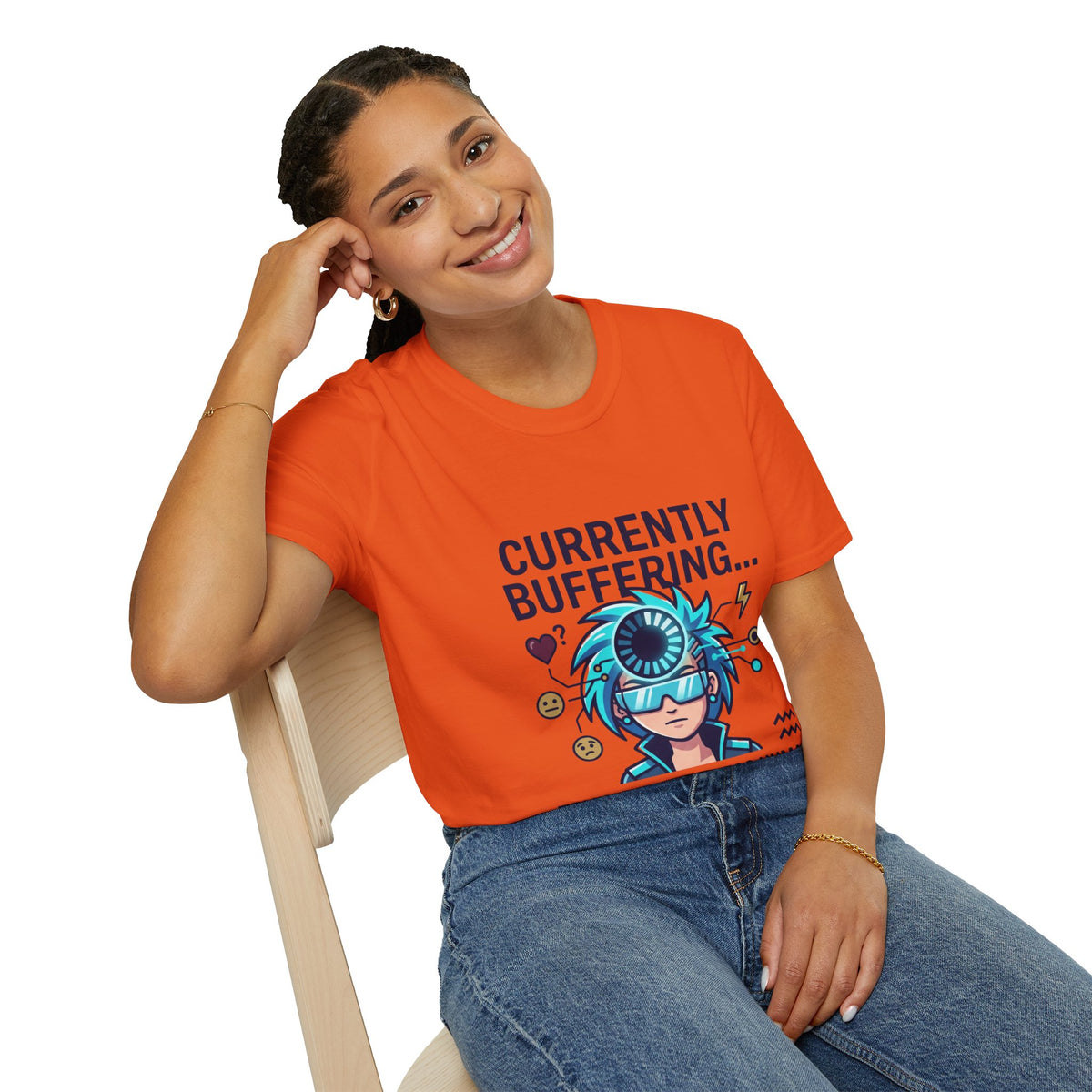 Currently Buffering T-Shirt — Funny Aquarius Zodiac Tee