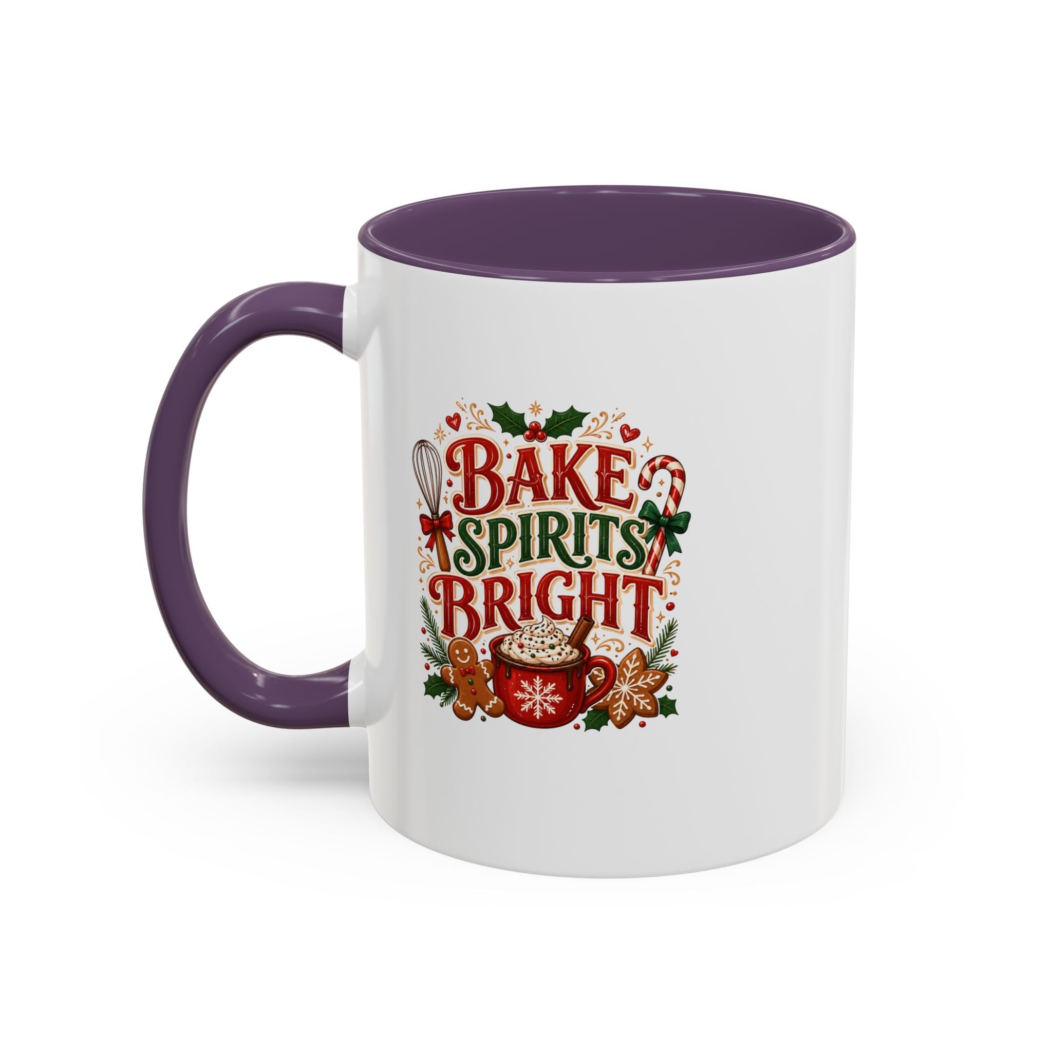 Bake Spirits Bright Coffee Mug — Christmas Baking Holiday Mug